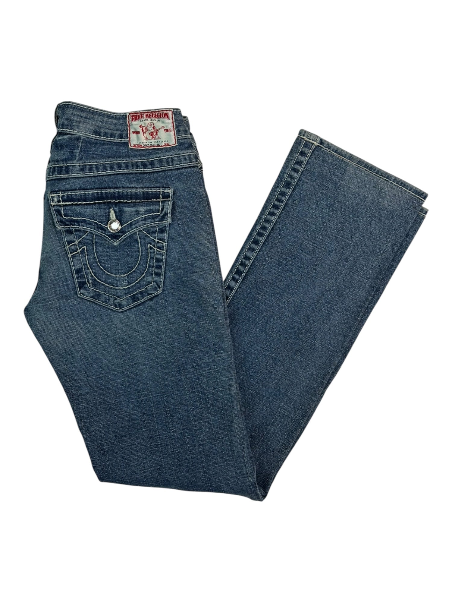 (27) True Religion Straight-Leg Jeans