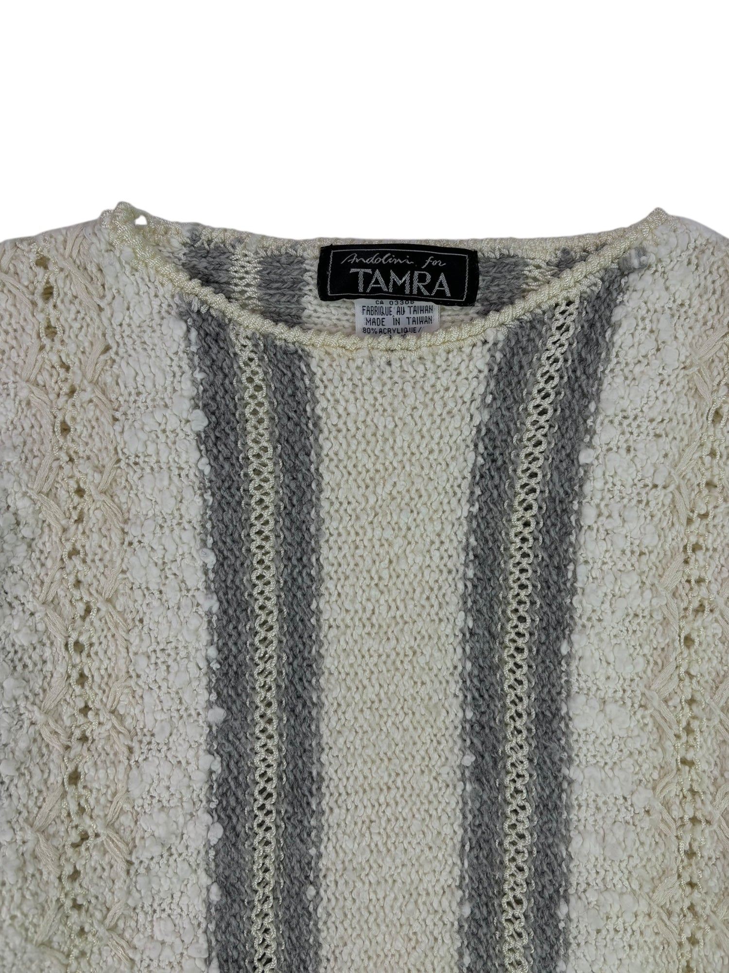 (S) Cream TAMRA Knit Sweater