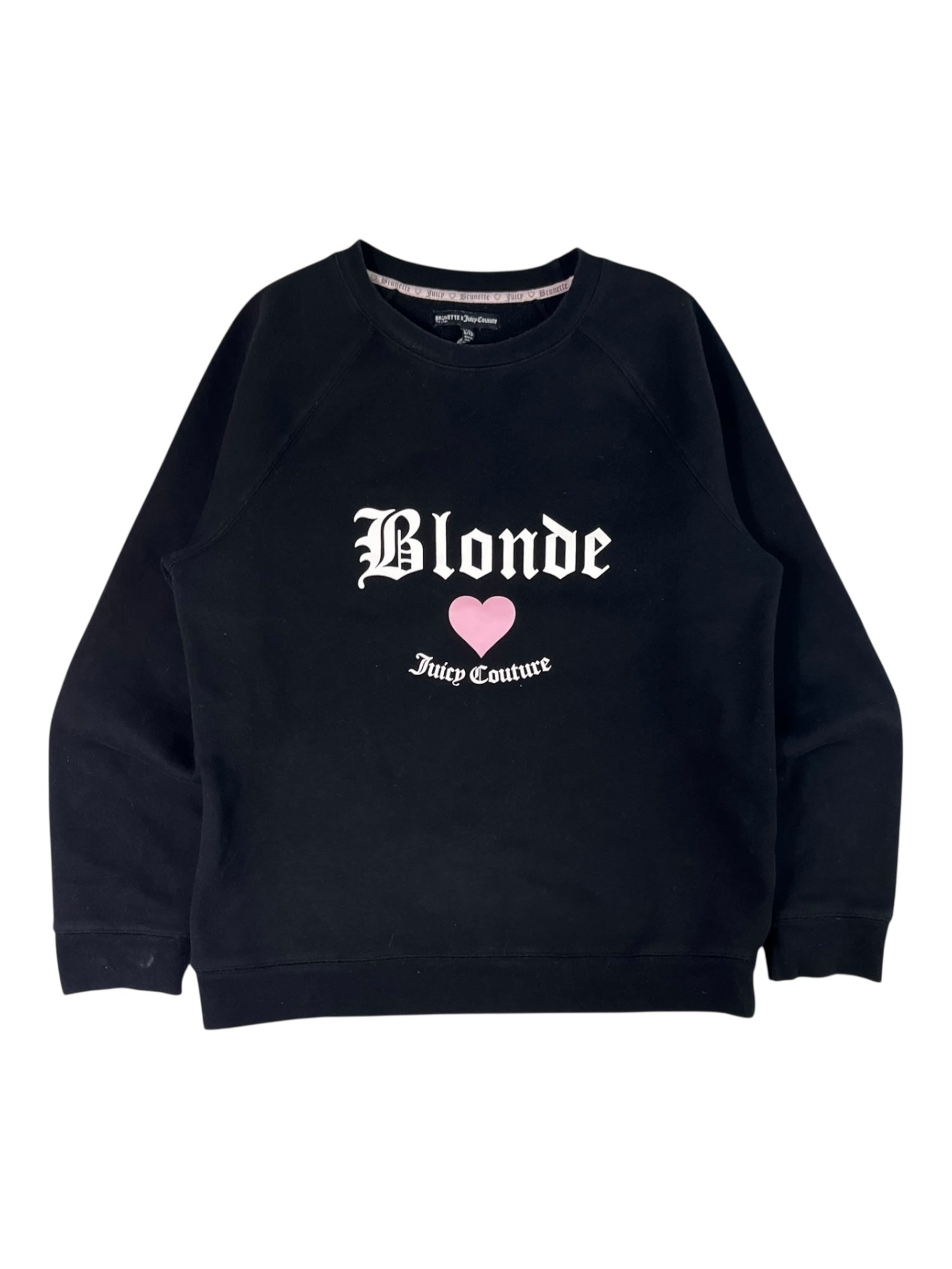 (L) Blonde Juicy Couture Crewneck