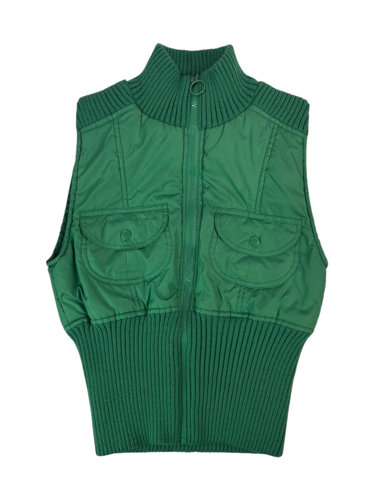 (M) Ashley Green Puffer Vest