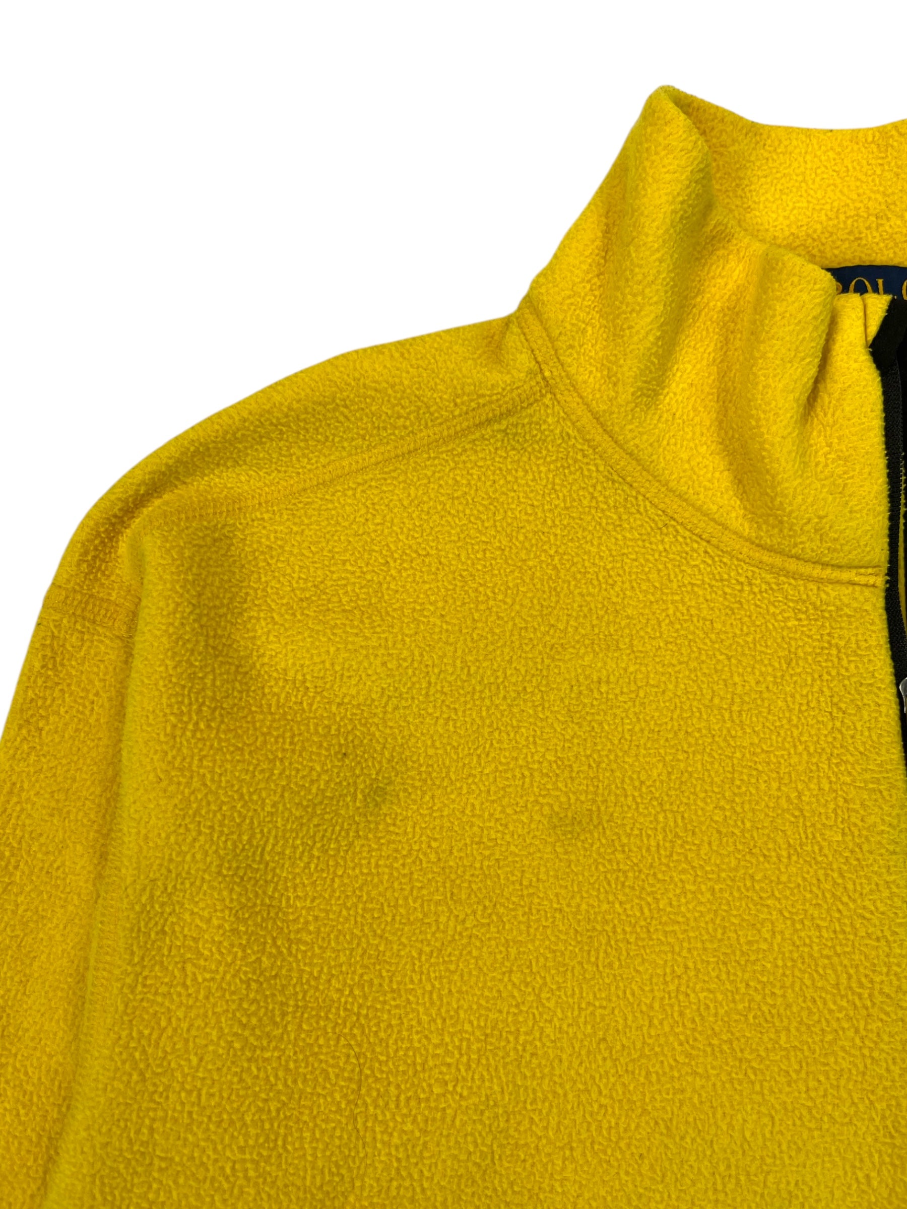 (M) Polo By Ralph Lauren Yellow Fleece