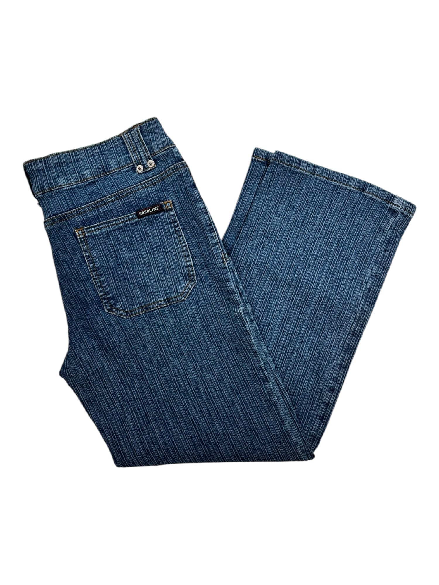 (29) Gasoline Ribbed Capris