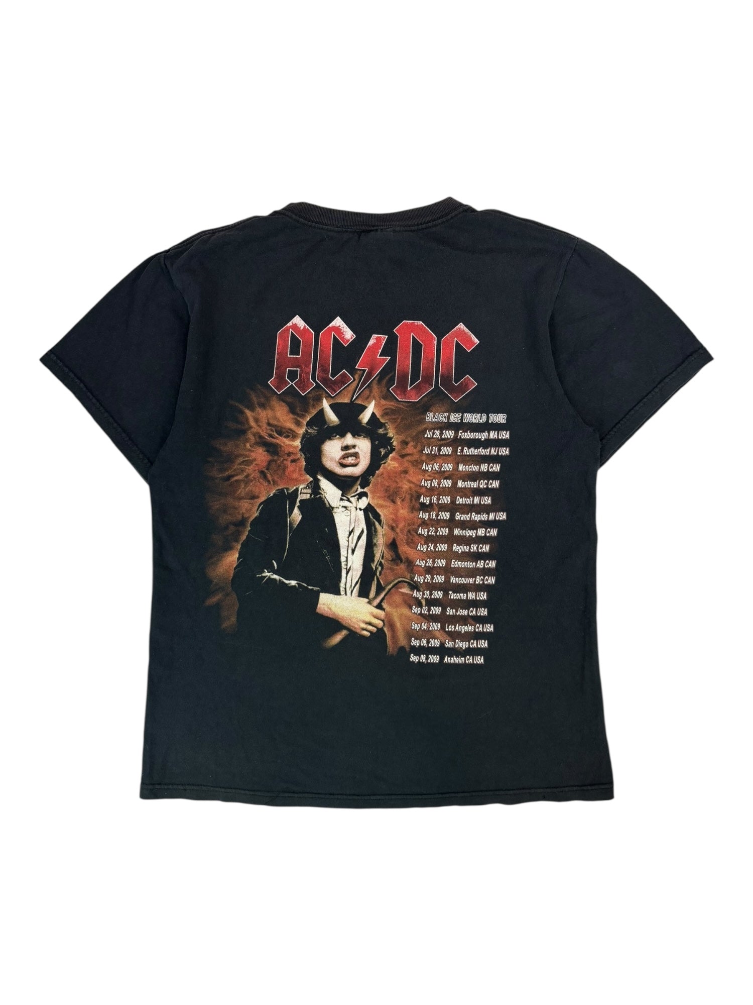 (M) ACDC Black Ice North American Tour Tee