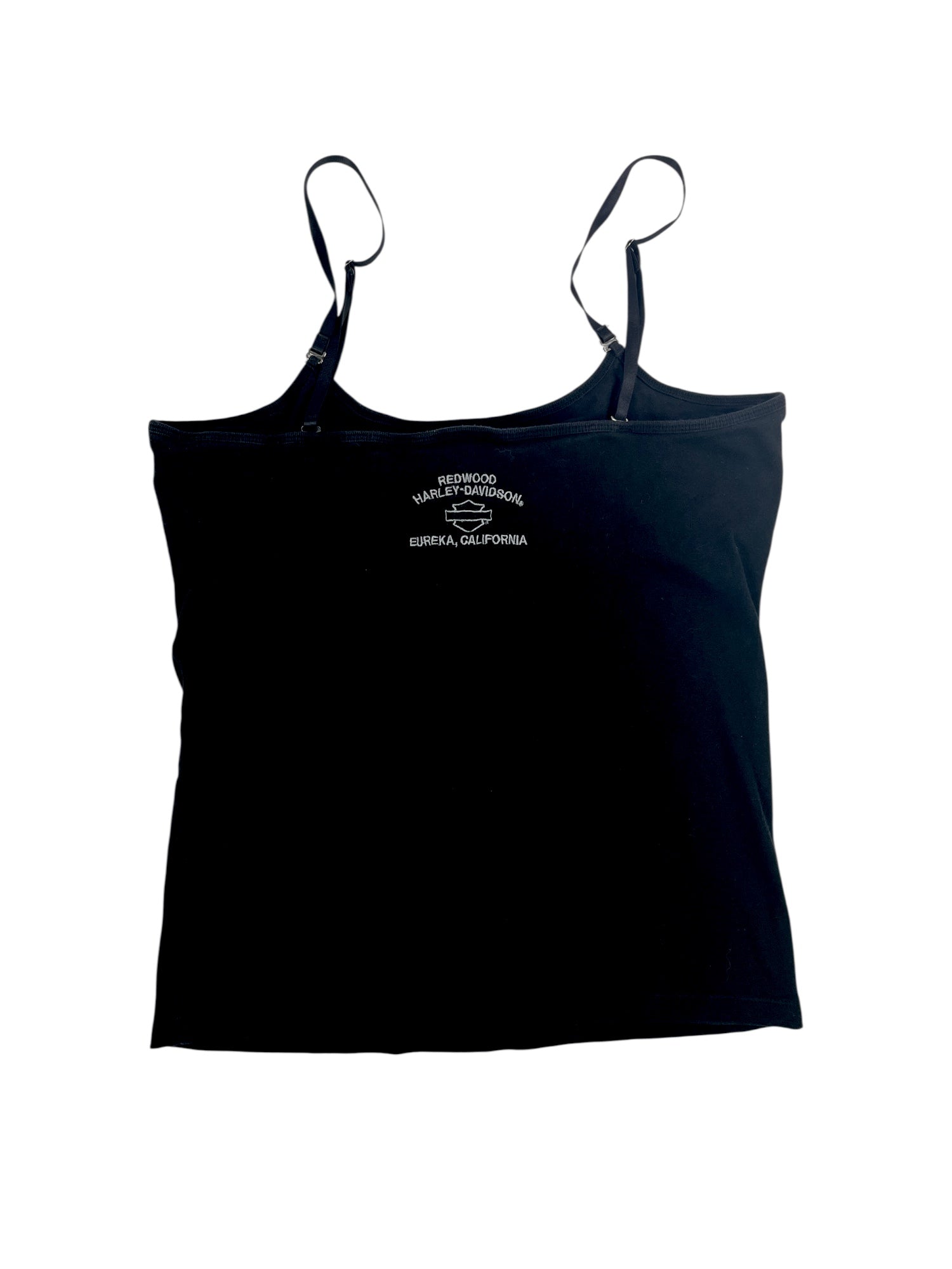 (M/L) Black Harley Davidson Tank with Built in Support