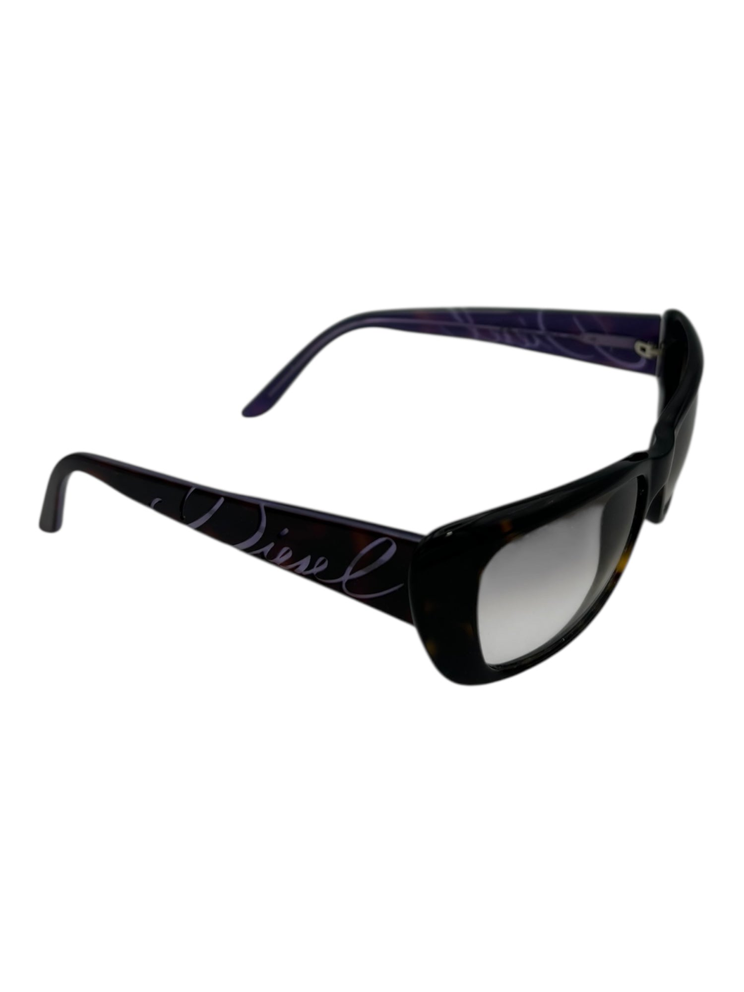 (O/S) Diesel Sunglasses with Purple Details