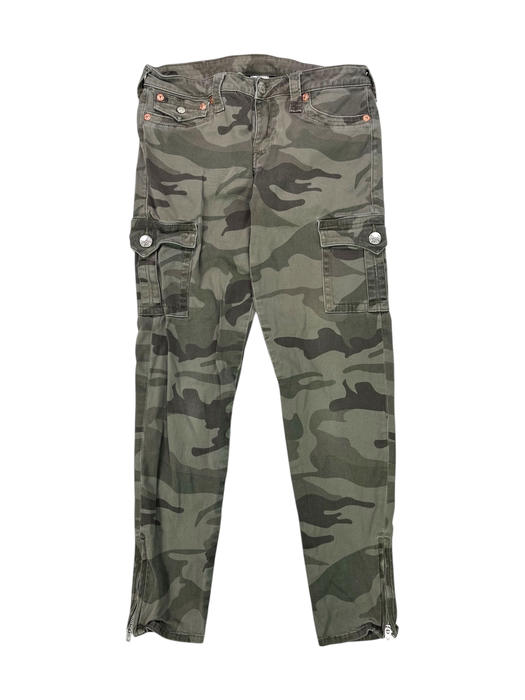 (30) True Religion Camo Cargo Pants