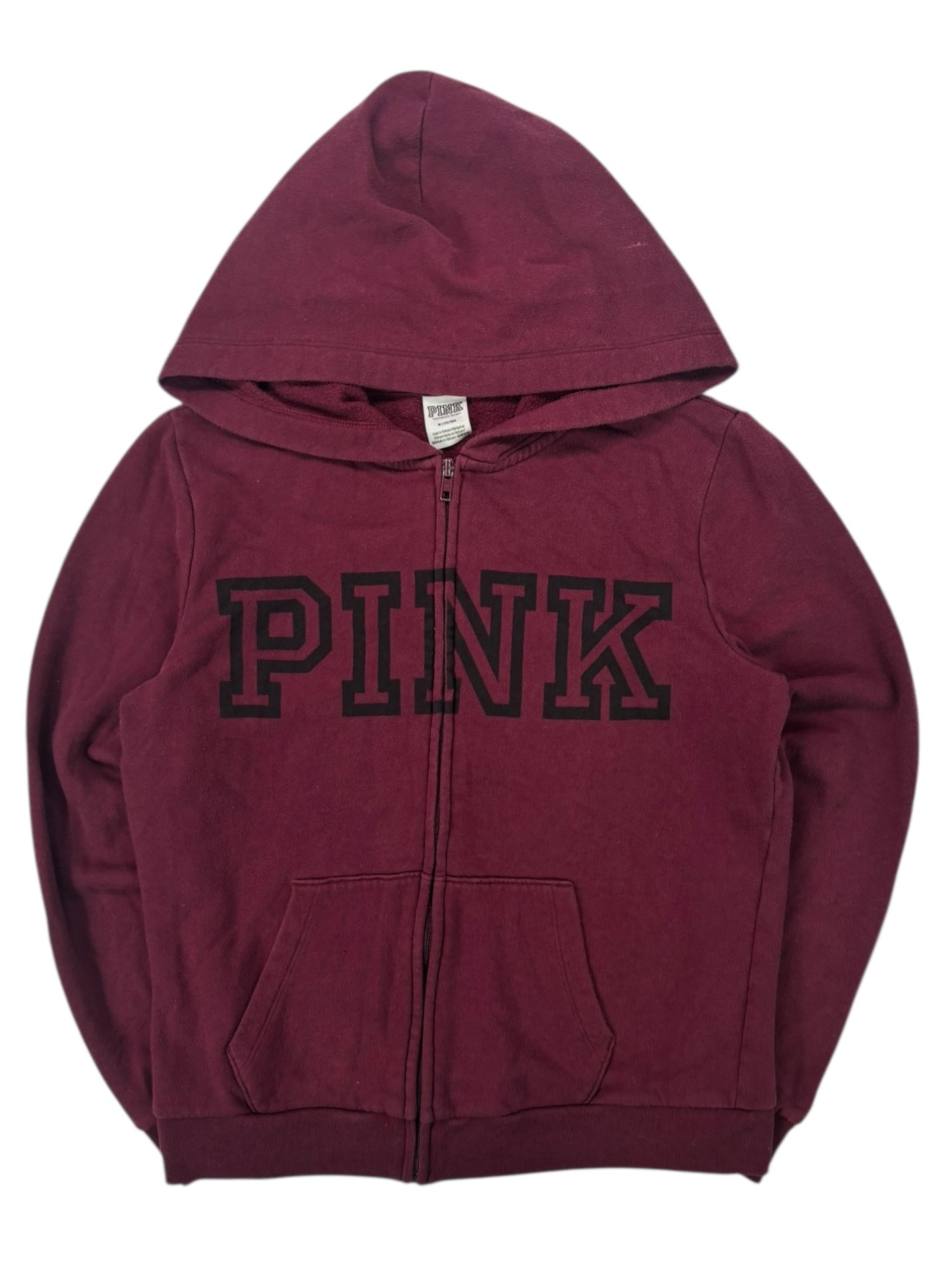 (M) VS Pink Maroon Zip Up Hoodie