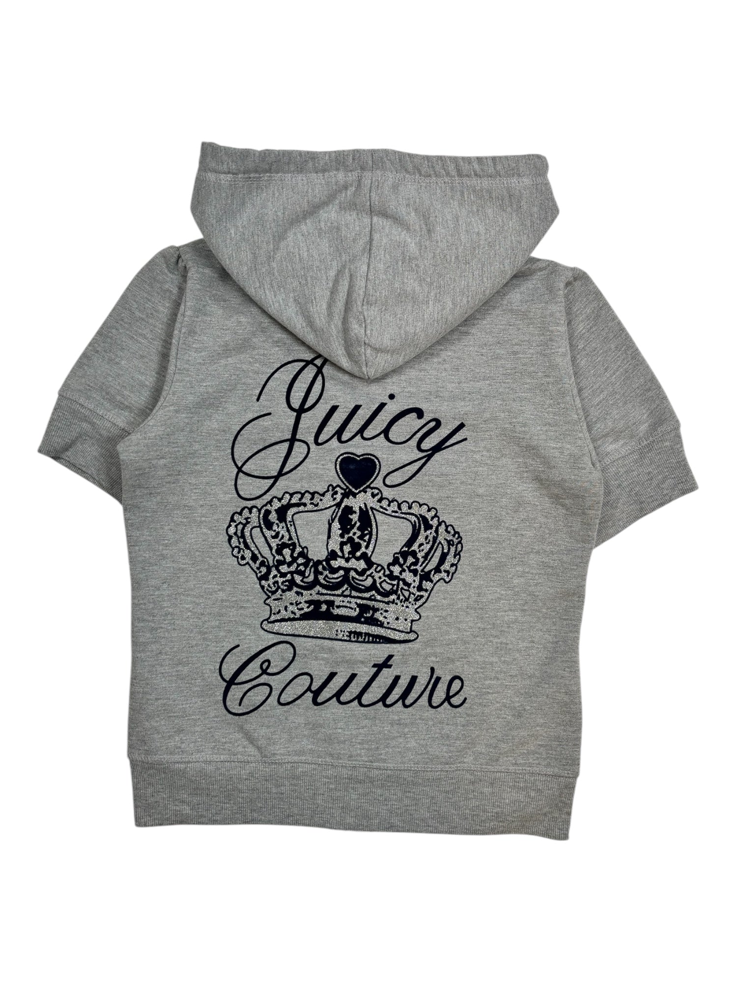 (S) Juicy Couture Short Sleeve Zip Up