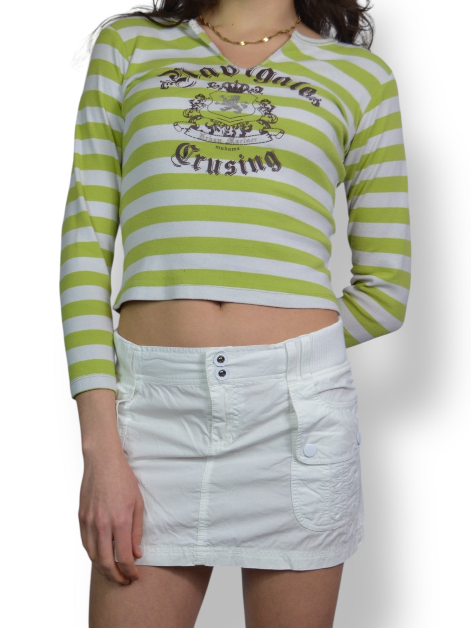 (M) Madame Stripped Longsleeve