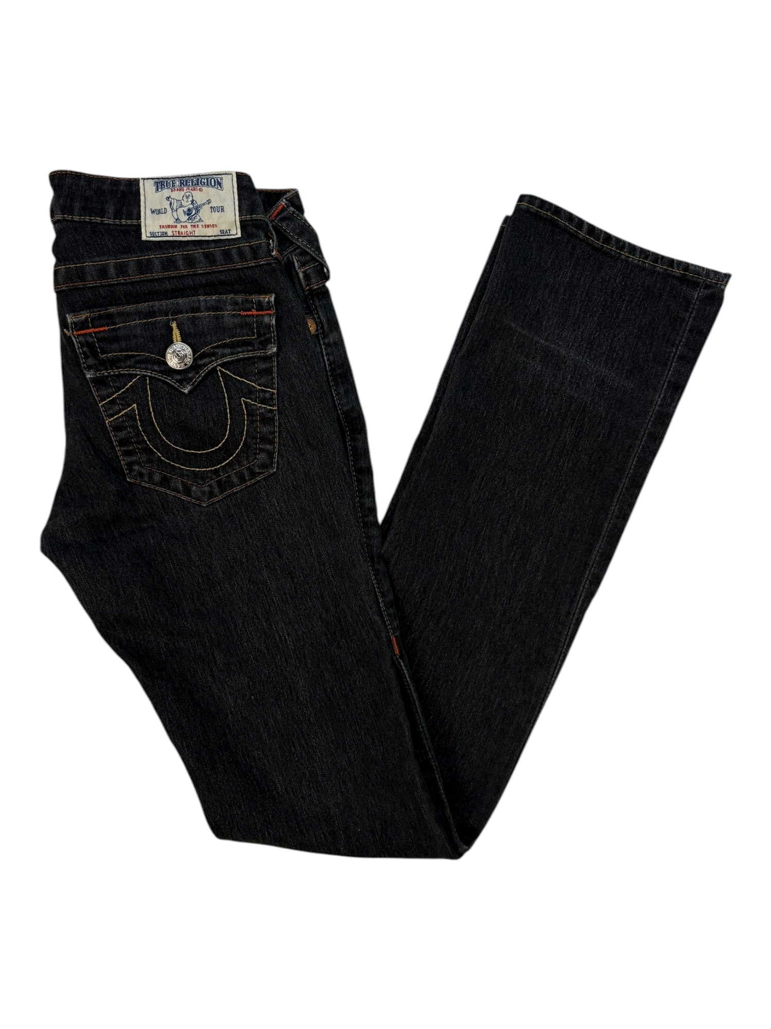 (26) True Religion Straight Leg Jeans