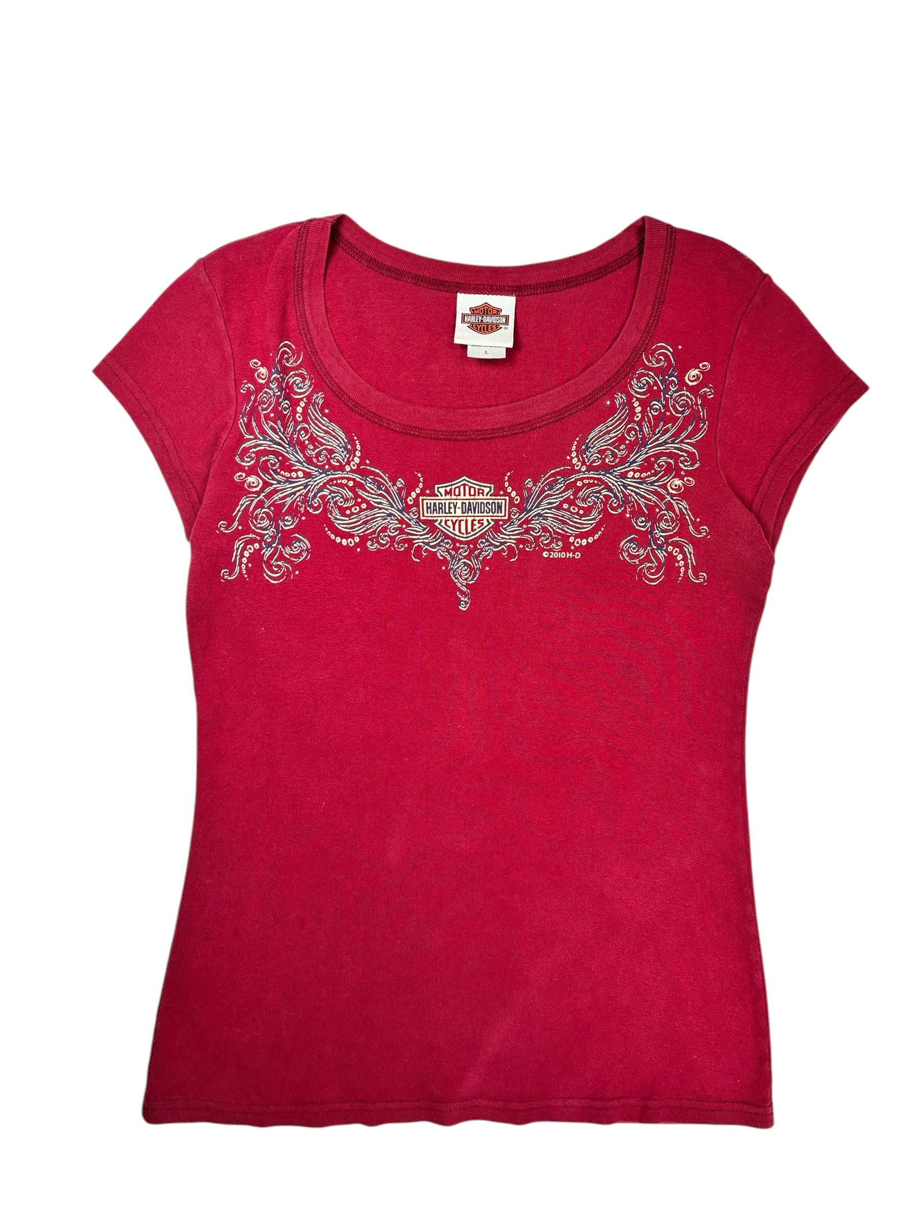 (M) Embellished Vintage Harley Davidson Tee