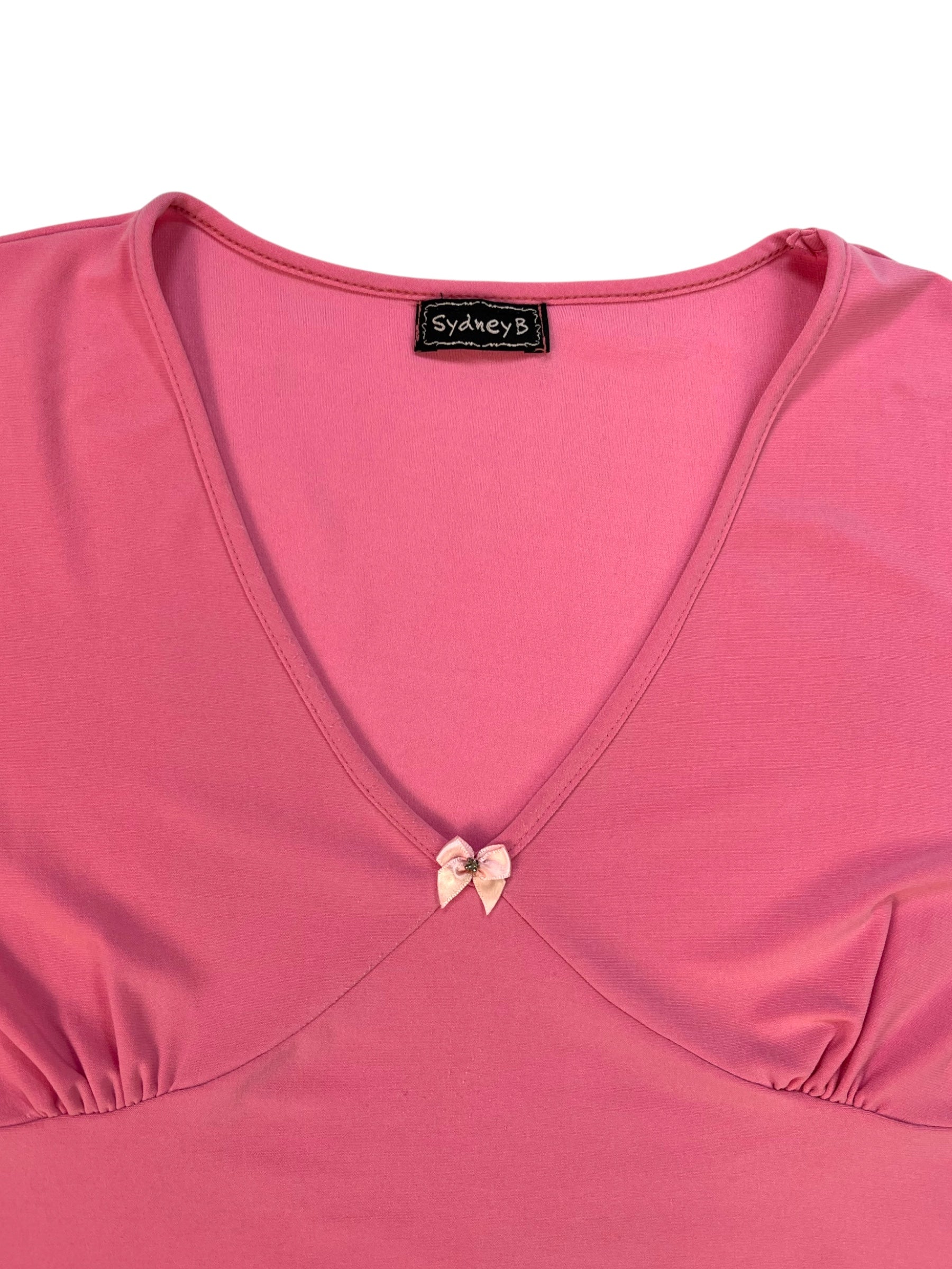(L) Sydney B Pink Bow Top