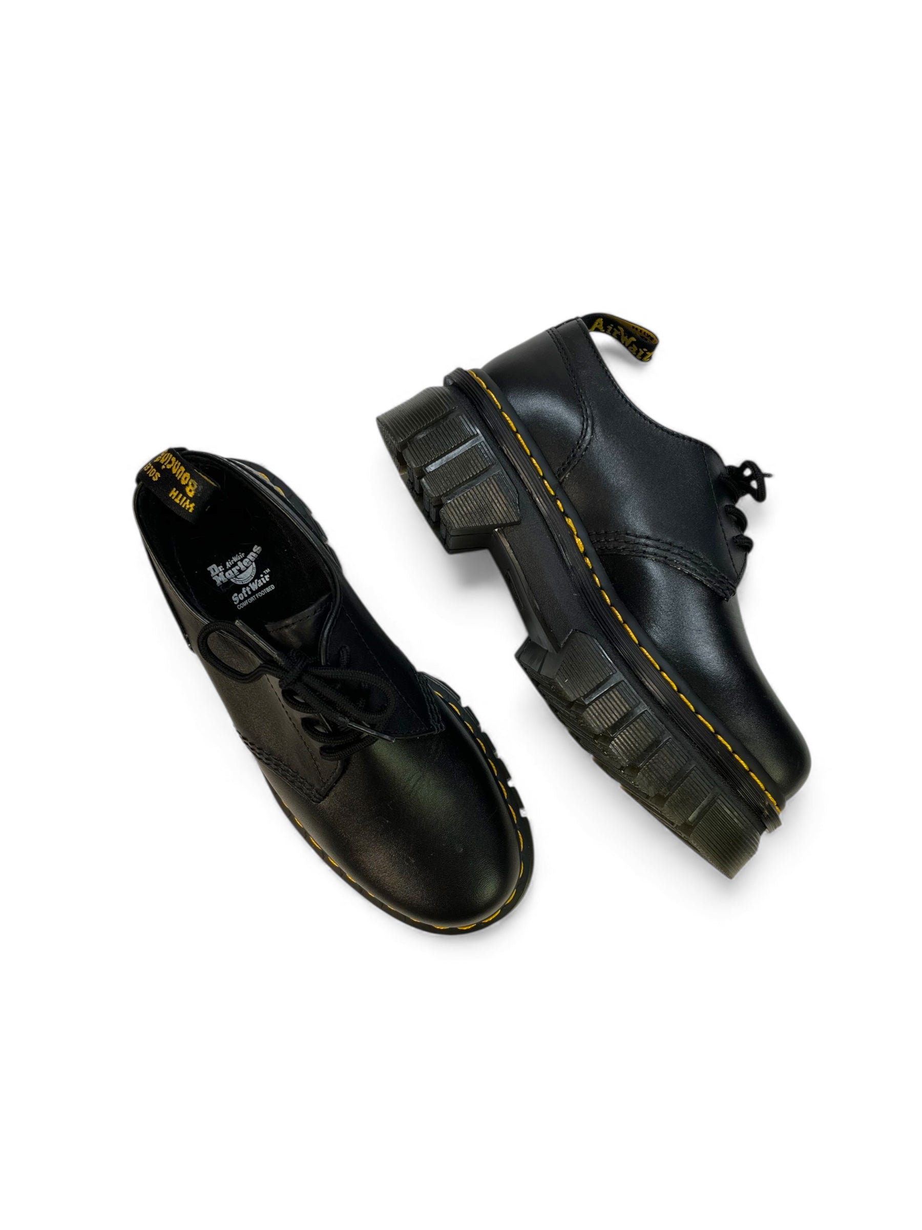 (8) Doc Martens Audrick Leather Platform Shoes