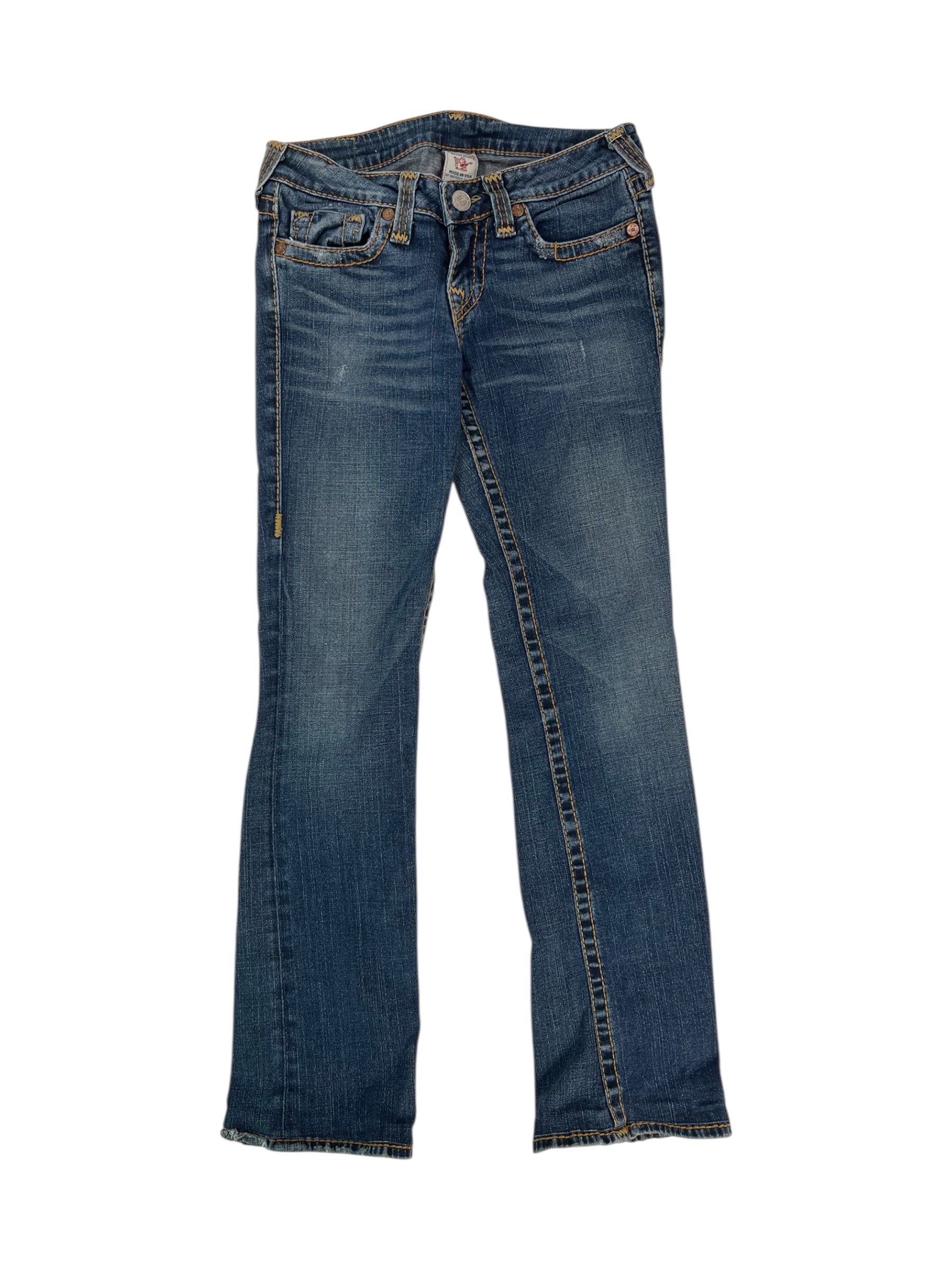 (28) True Religion Straight Leg Jeans