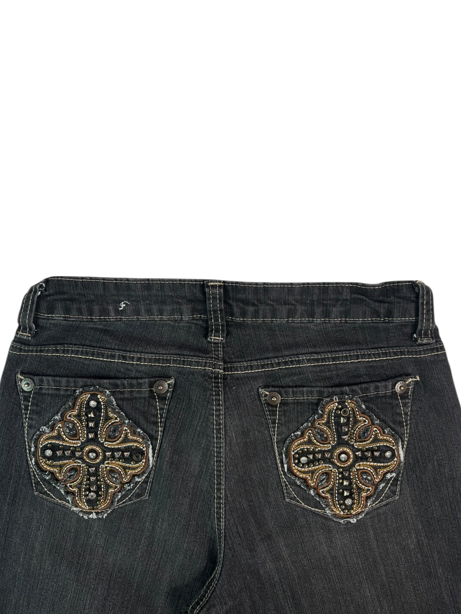 (28) Southpole Black Bootcut Jeans