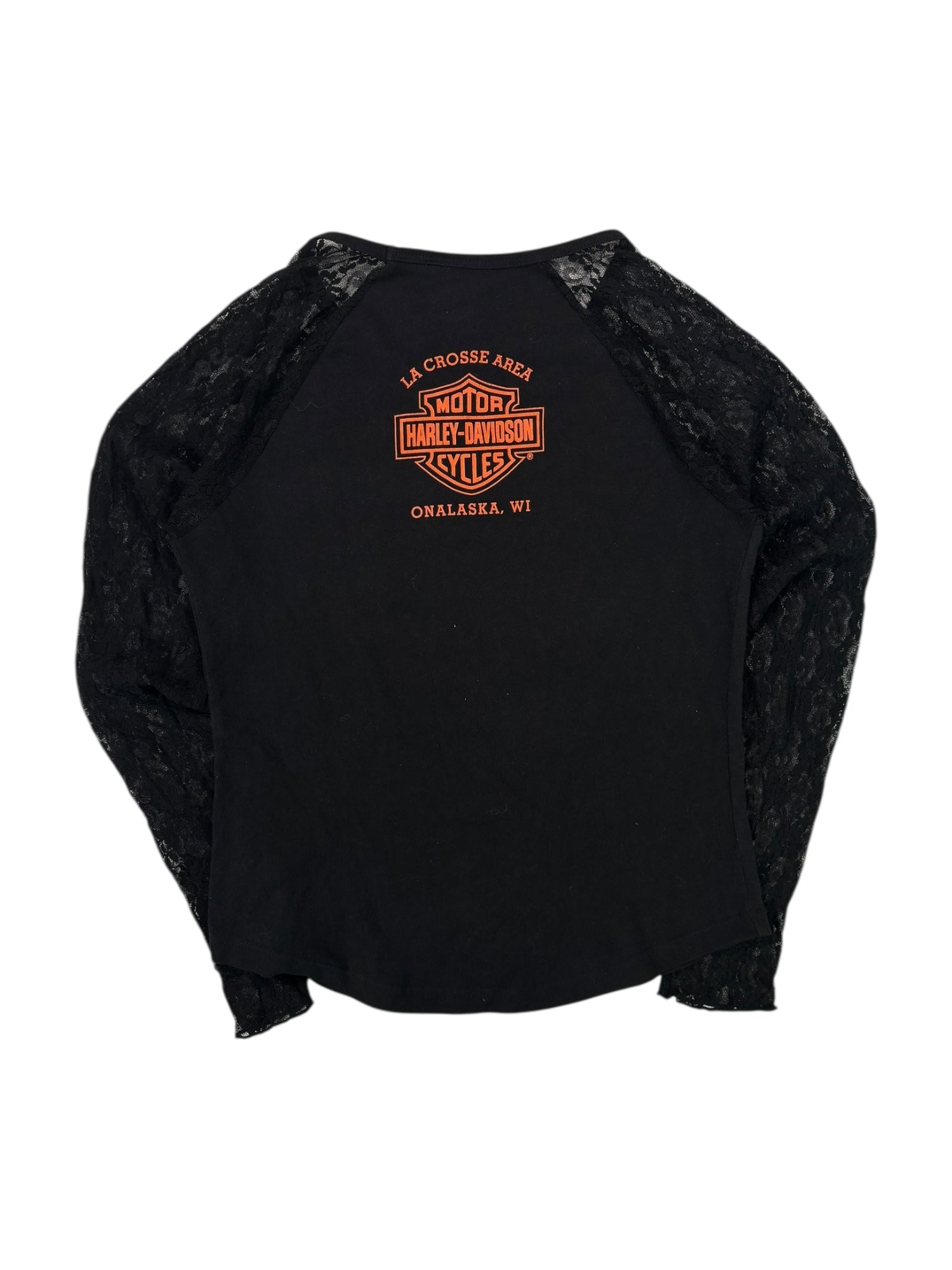 (M) Harley Davidson Lace Long Sleeve