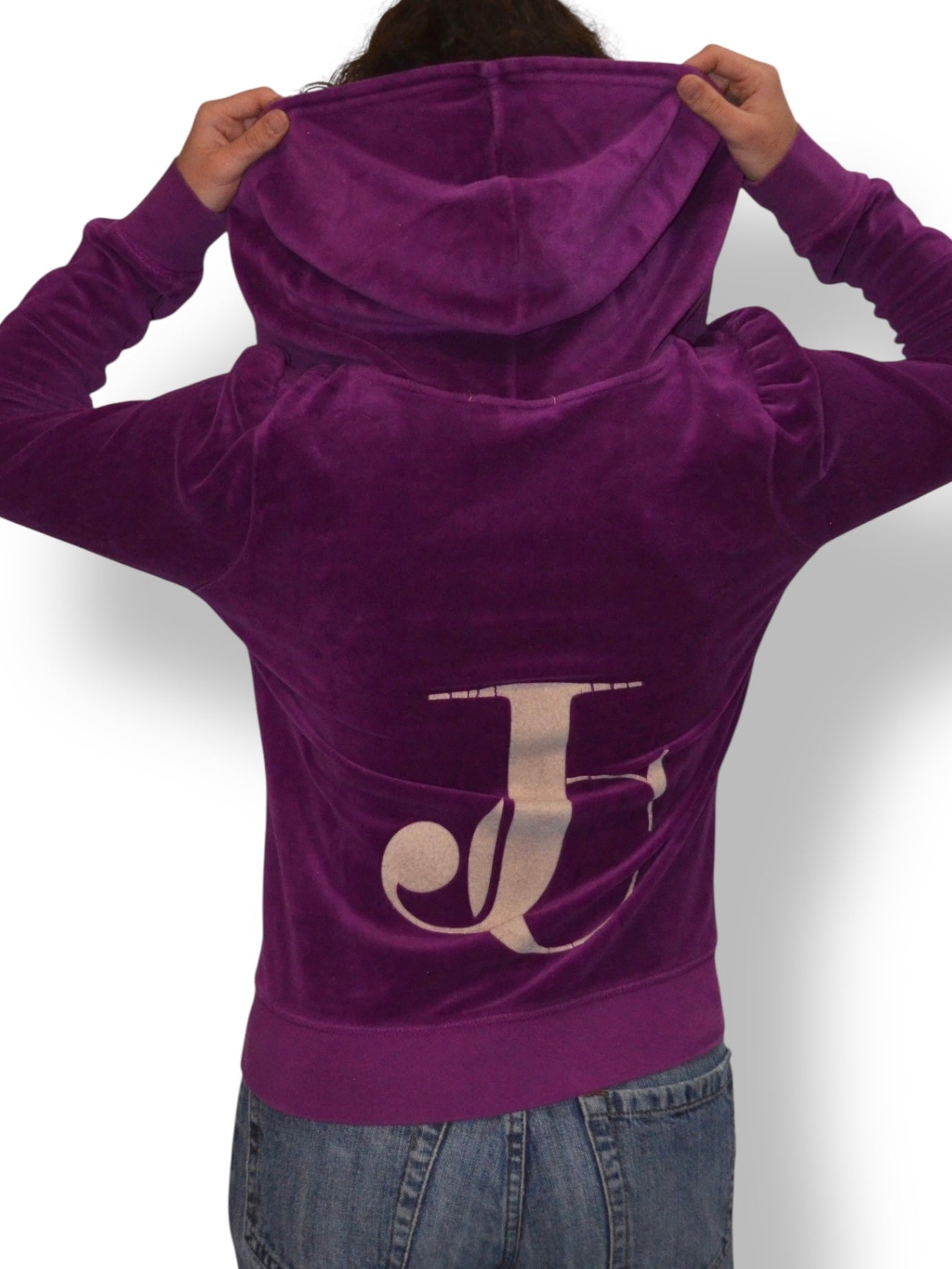 (M) Purple Juicy Zip Up Hoodie