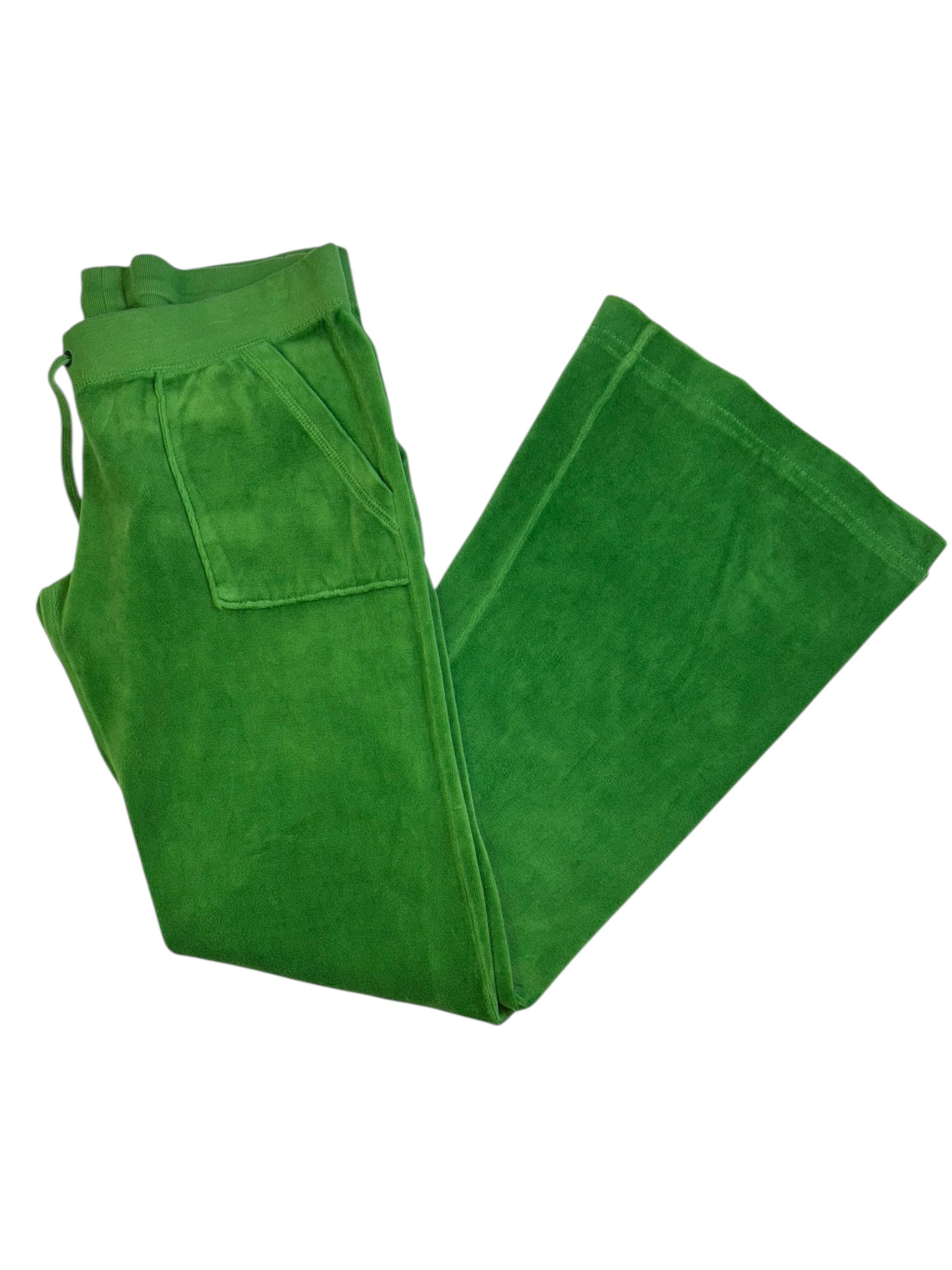 (31) Green Juicy Couture Velour Pants