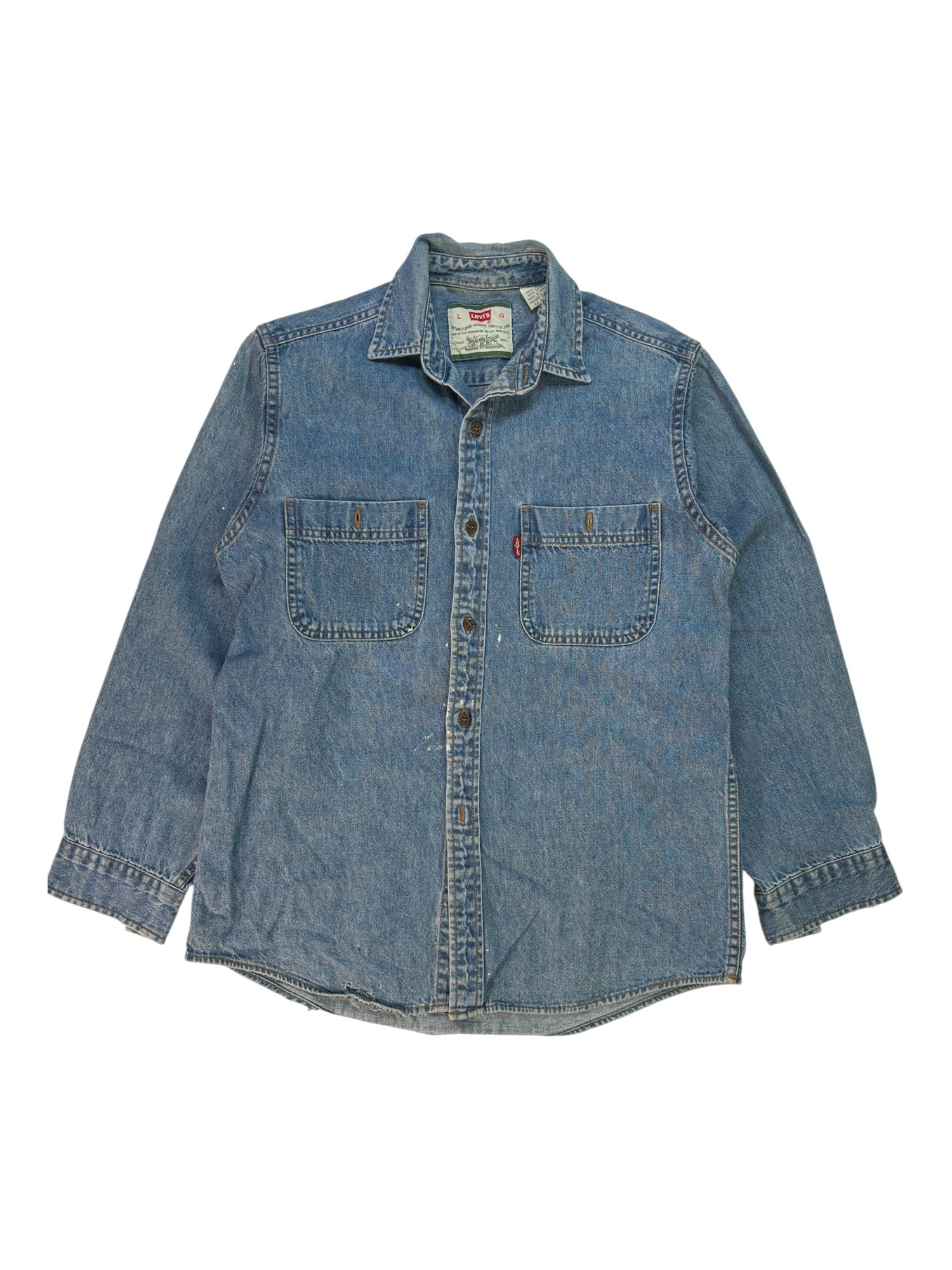 (M) Levi's Denim Button-Up Shirt