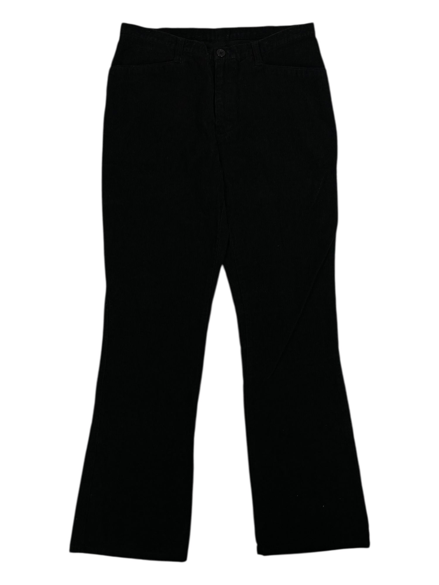 (30) Black Corduroy Flare Pants