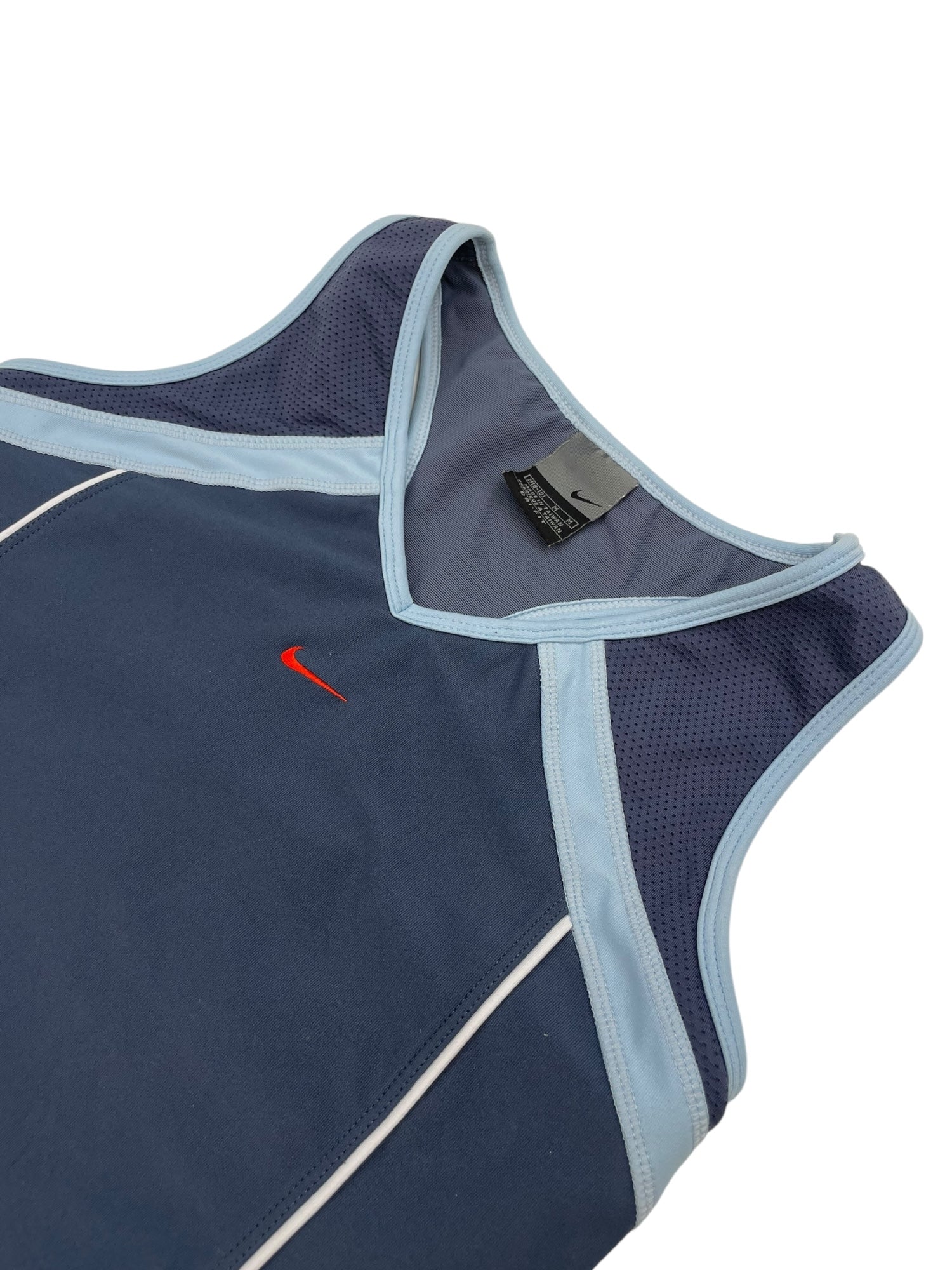 (S) Nike Center Swoosh Athletic Tank Top Navy