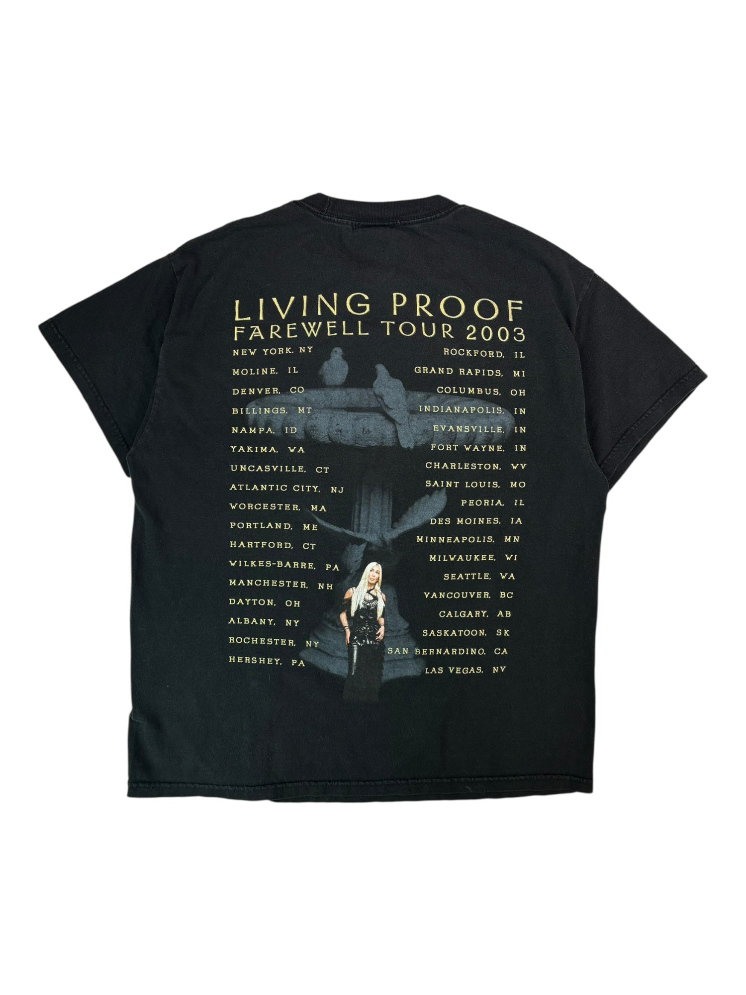 (L) Cher Living Proof 2003 Tour Tee