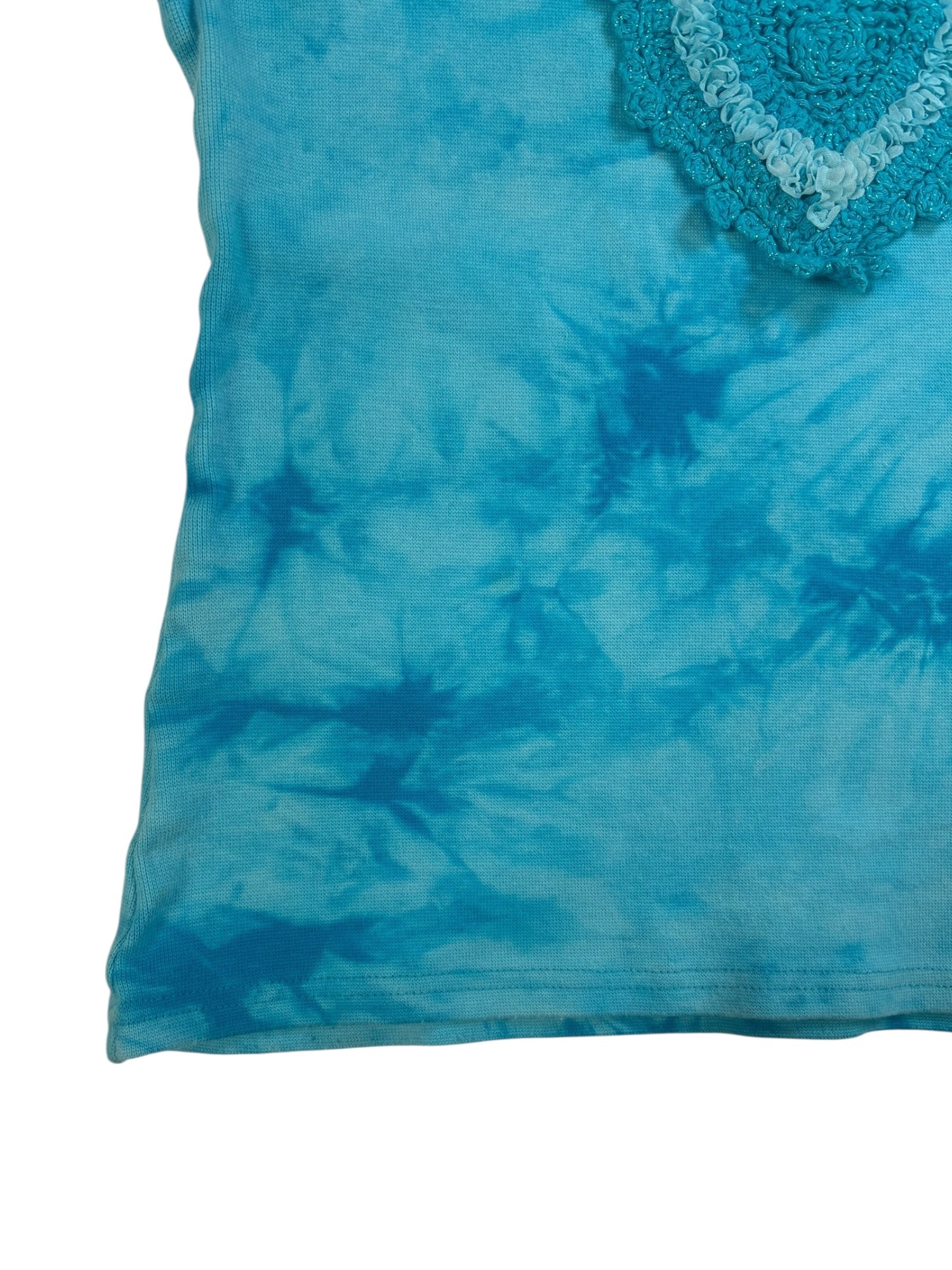 (M/L) Blue Tie Dye Playboy Tank