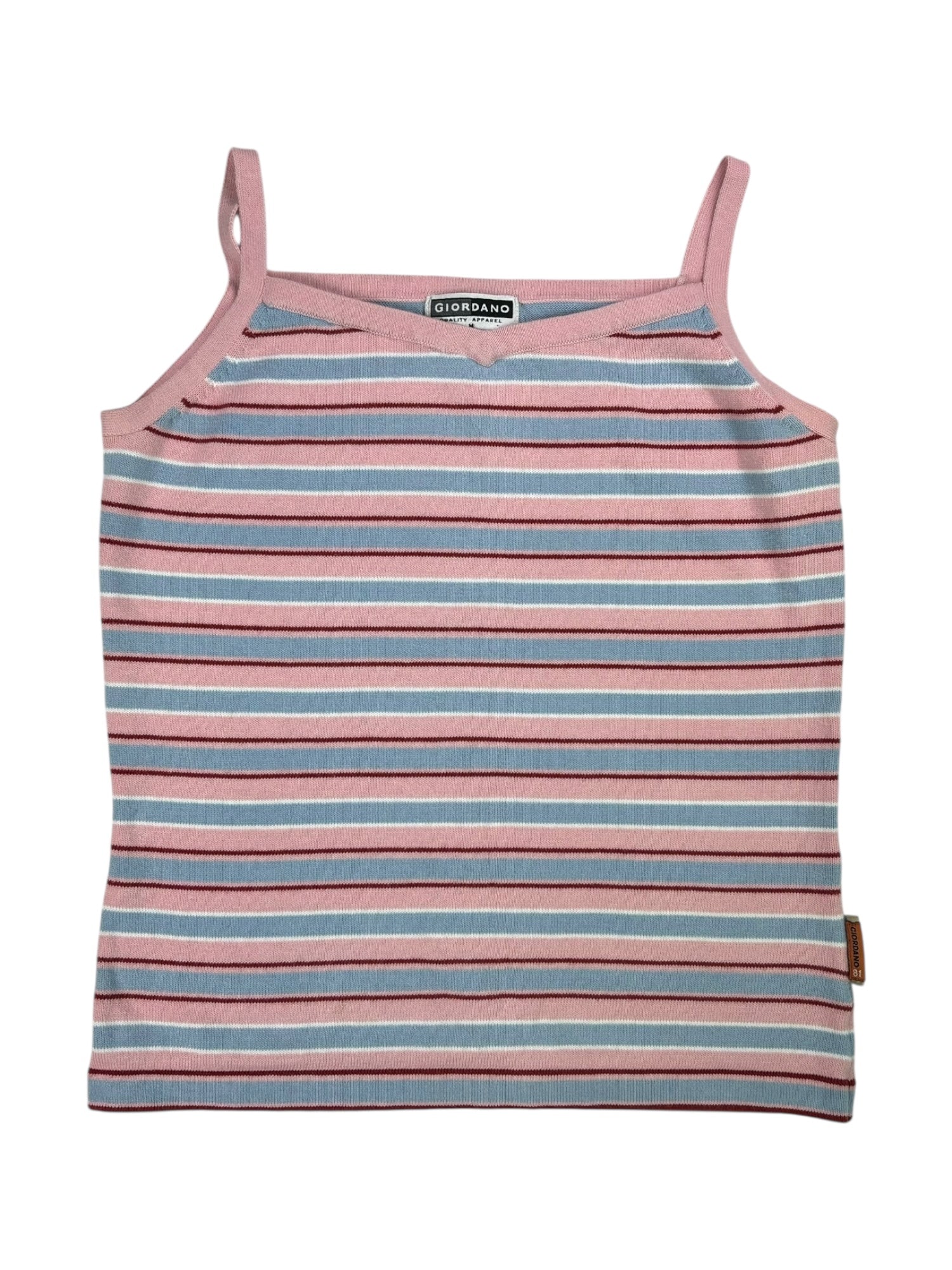 (M) Giordano Striped Tank Top