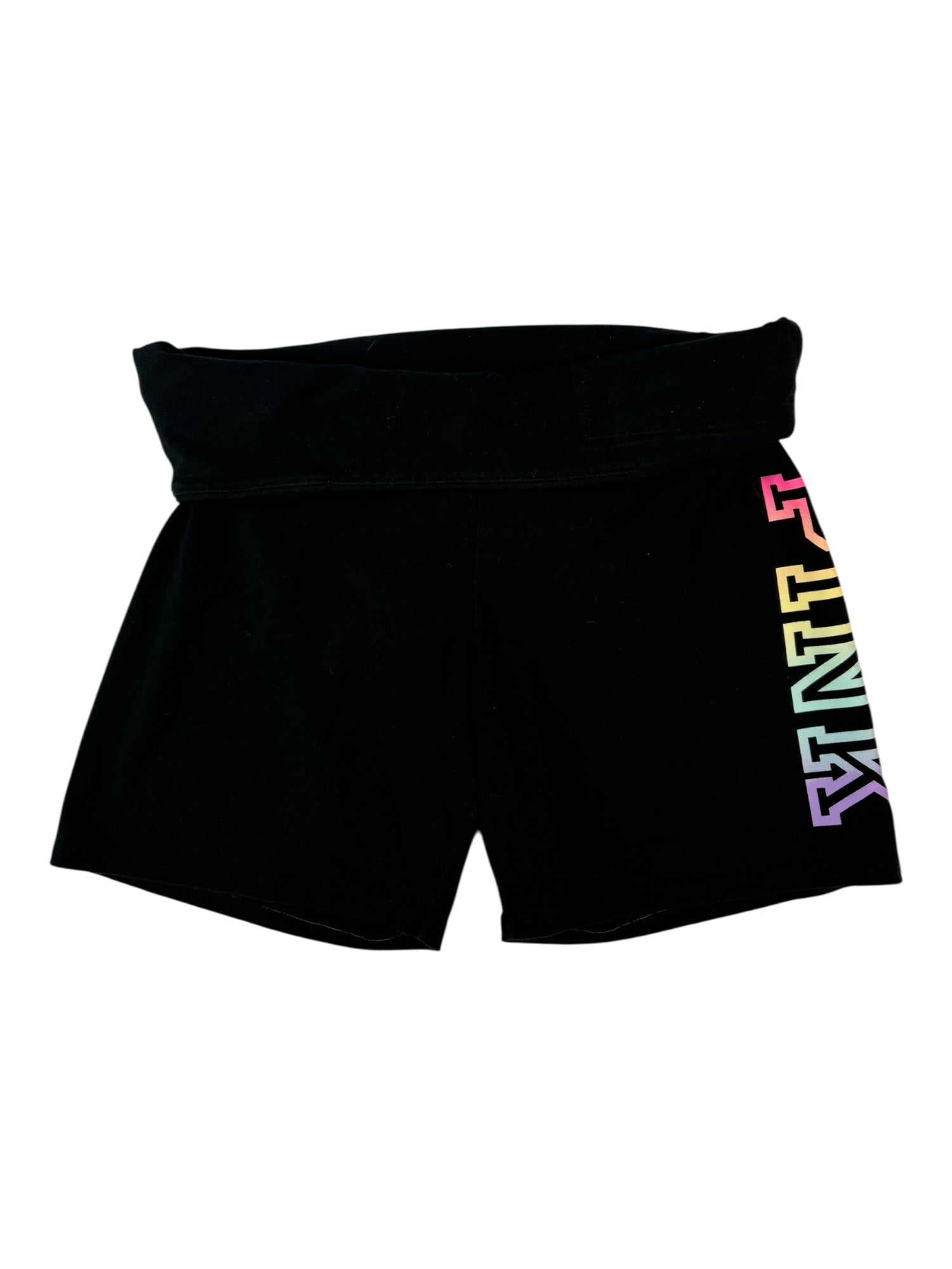 (L) Victoria's Secret Pink Fold Over Booty Shorts