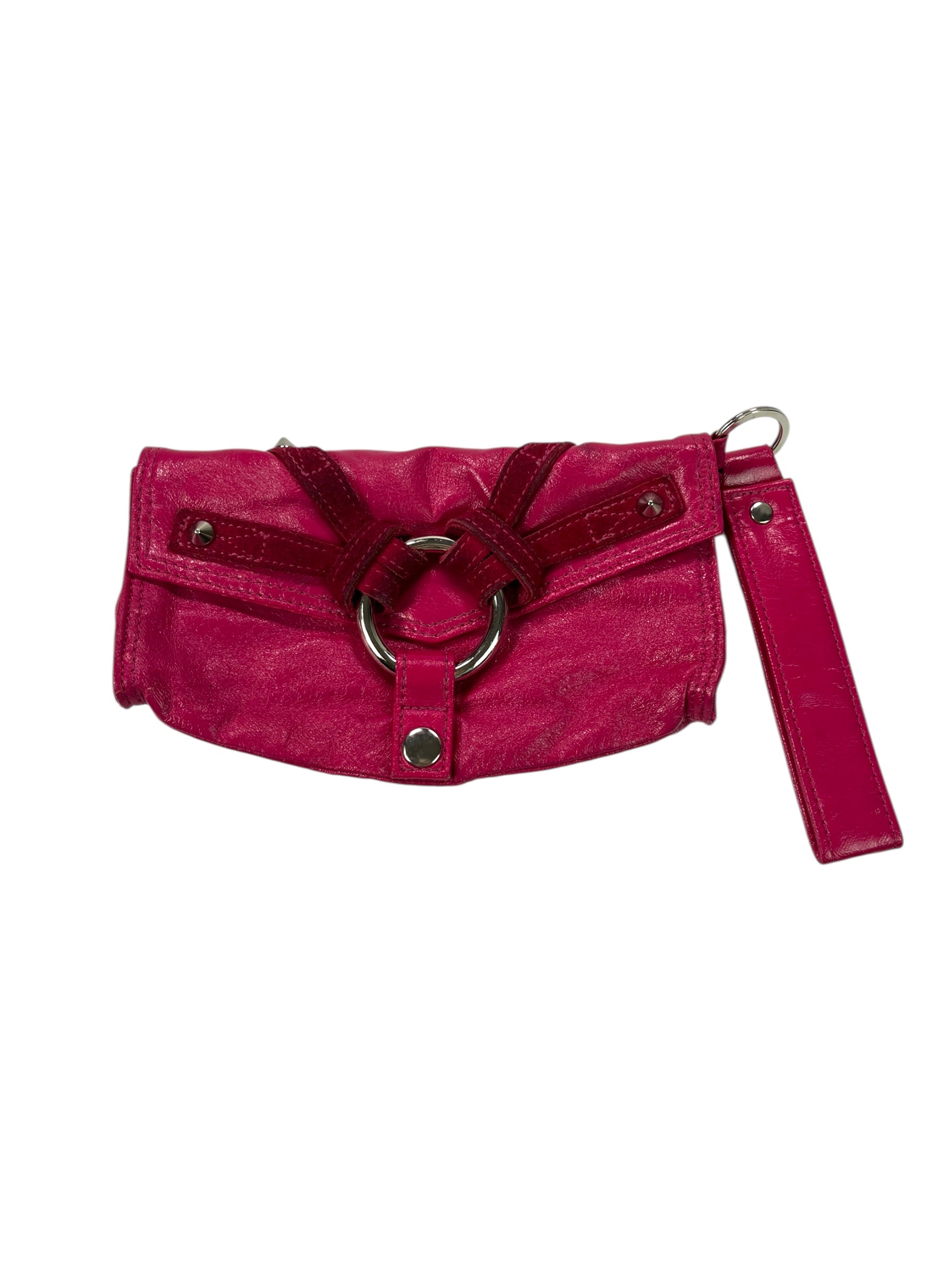 (O/S) 90s Pink Diesel Wristlet