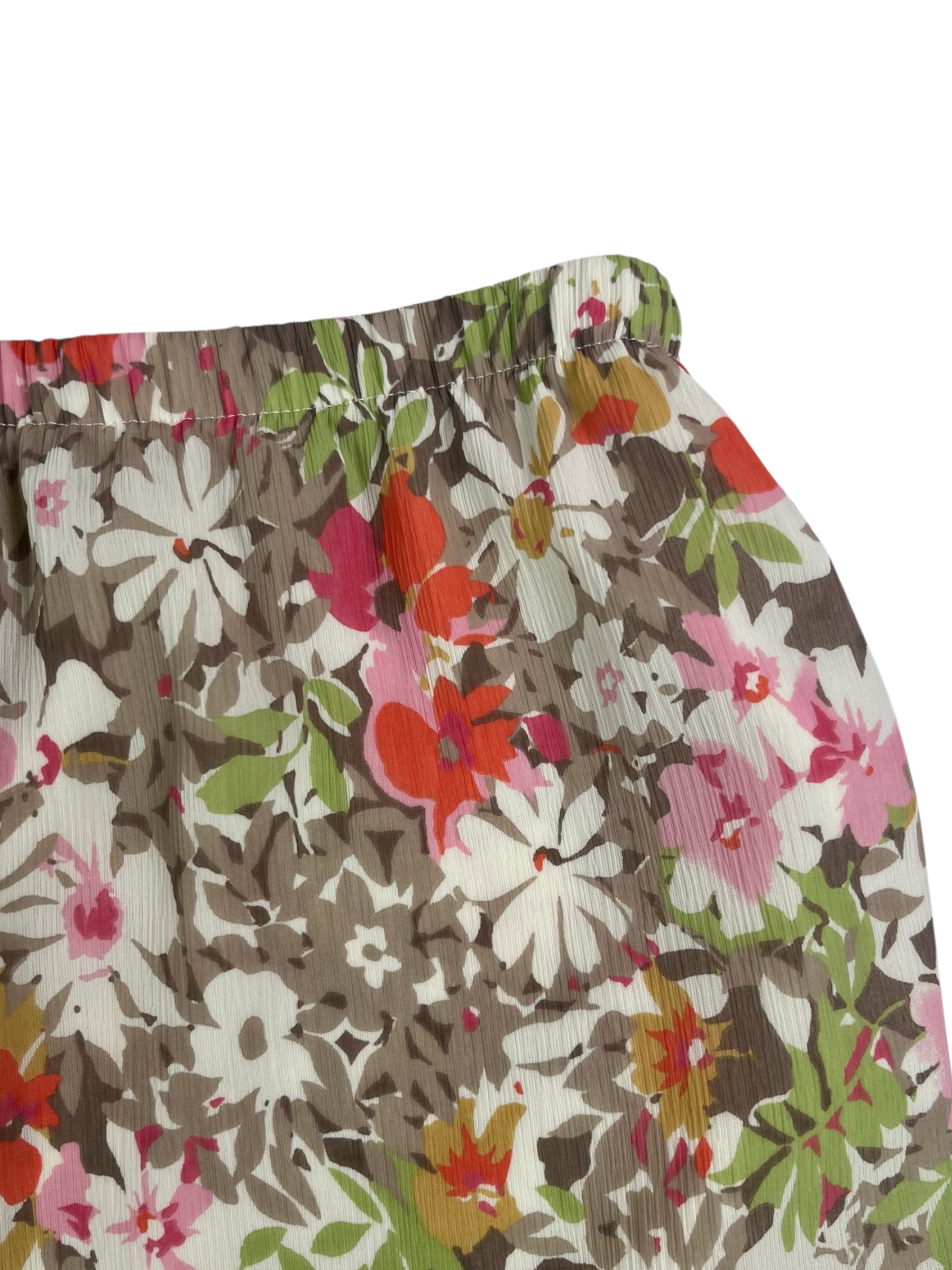 (28) Floral Midi Skirt