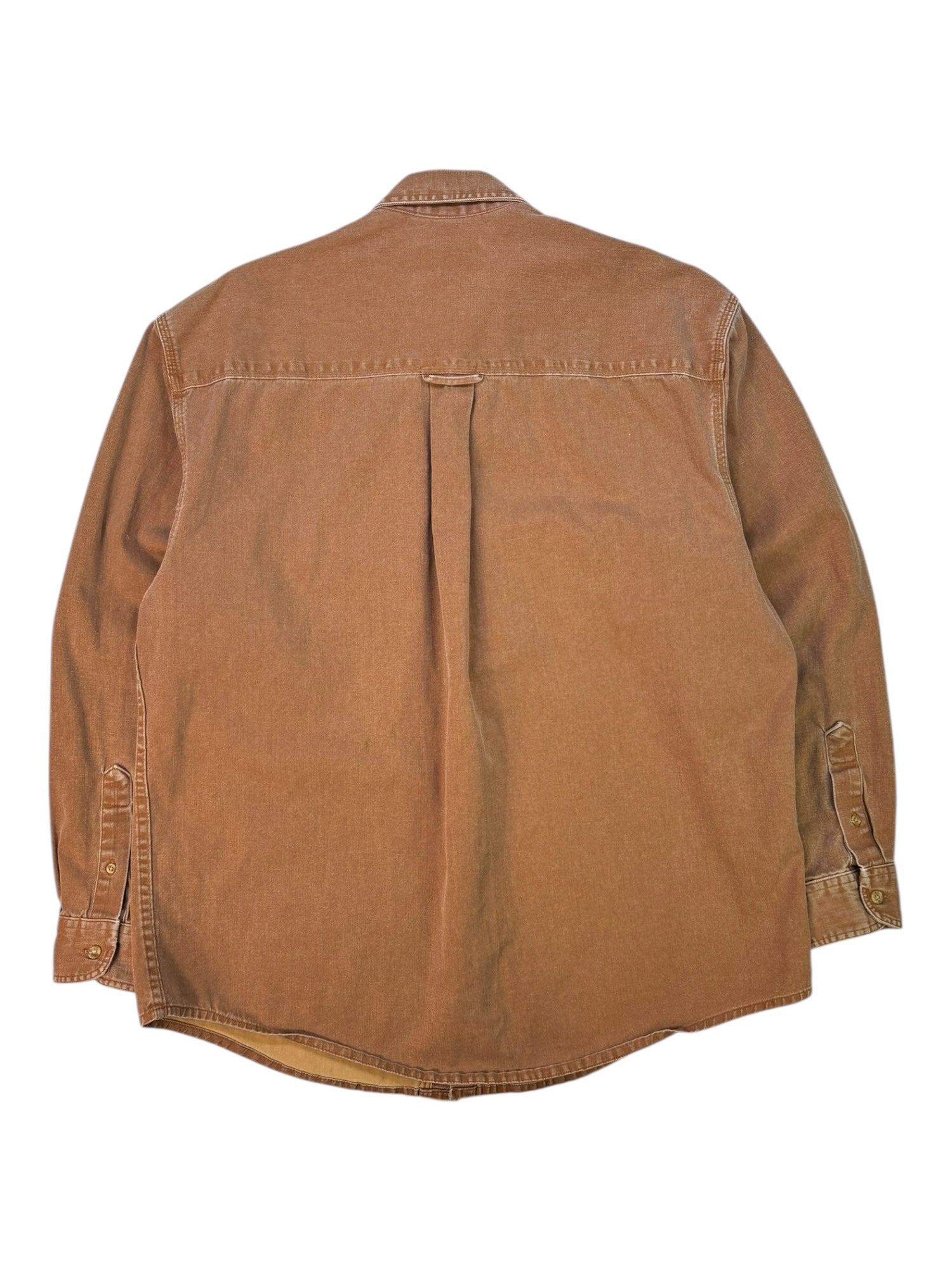 (L) Tan Eddie Bauer Button Down