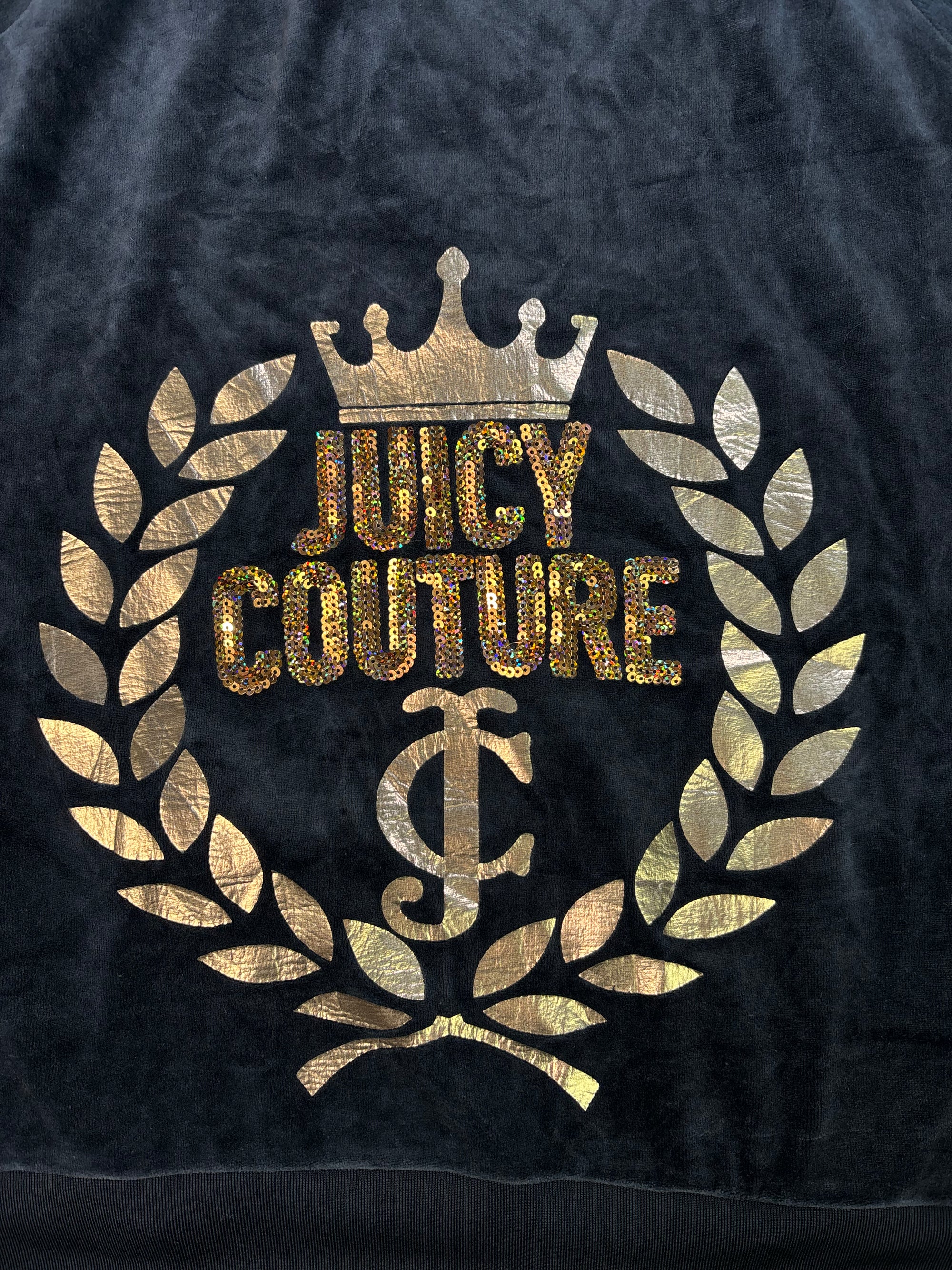 (XL) Oxford Blue with Sequin Back Juicy Couture Top