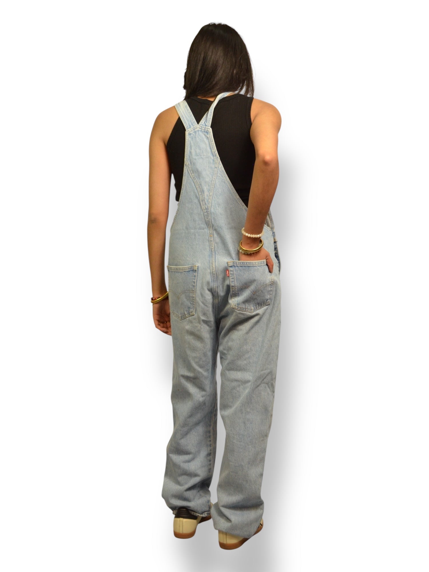 (M) Light Wash Levi’s Denim Overalls