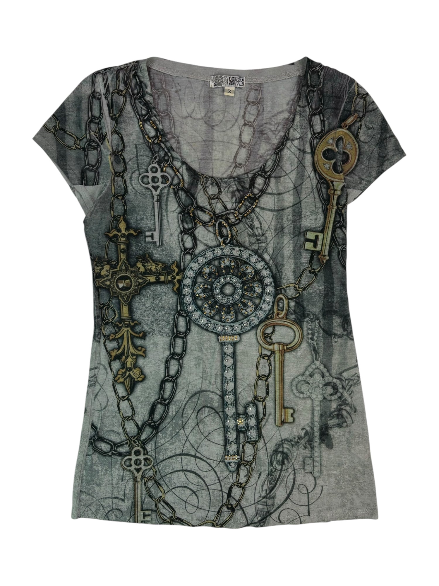 (S) Love Amour Key Detail Baby Tee
