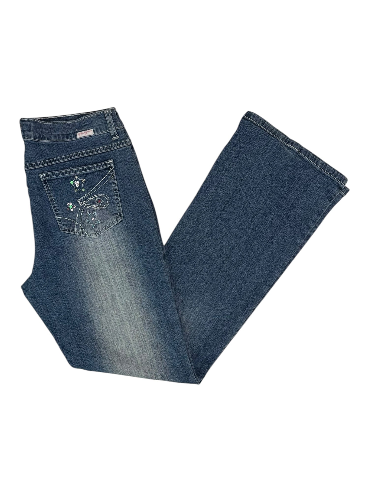 (30) Poco Jeans Sequins Bootcut Jeans