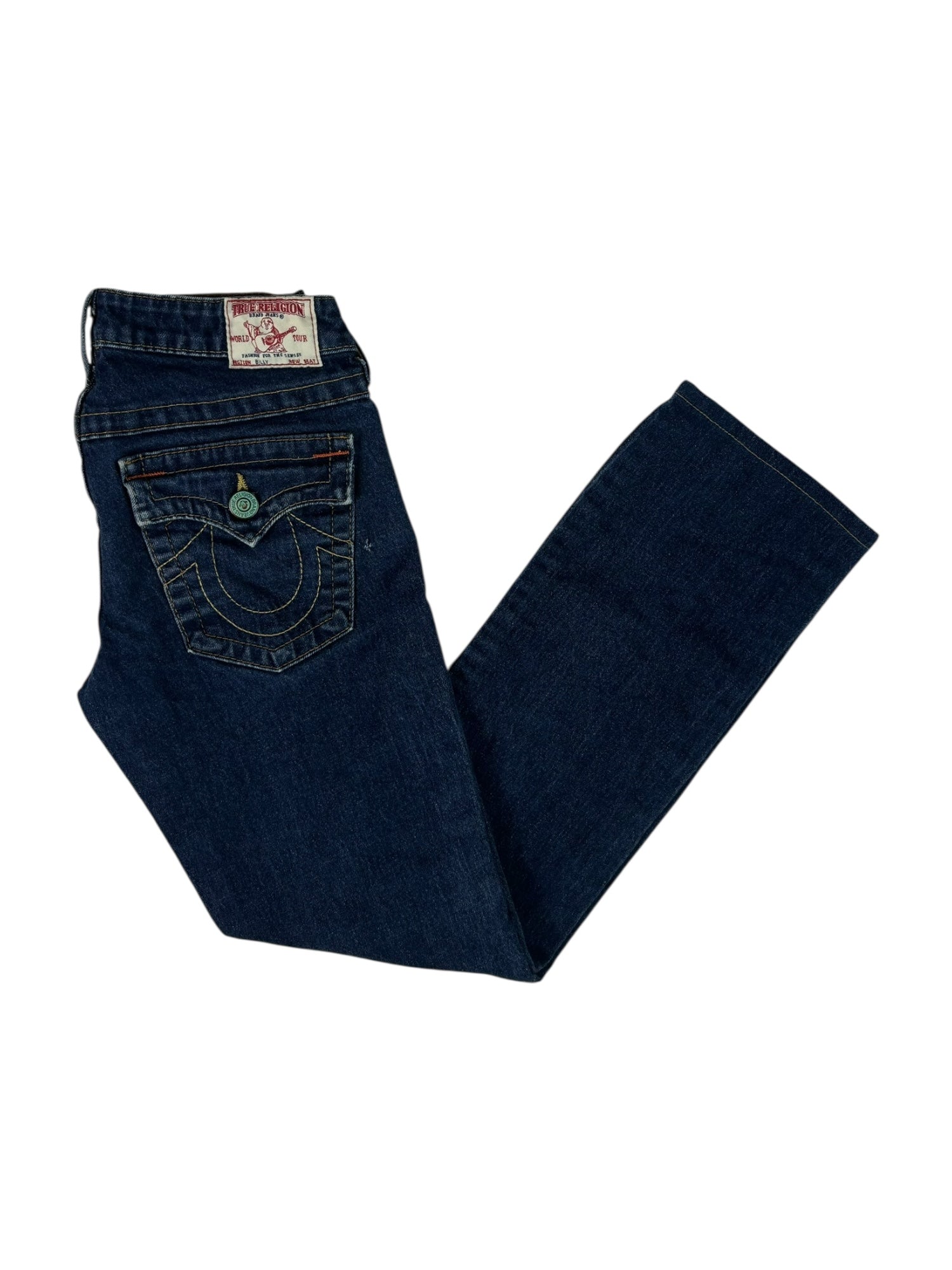 (27) True Religion Straight Leg Jeans