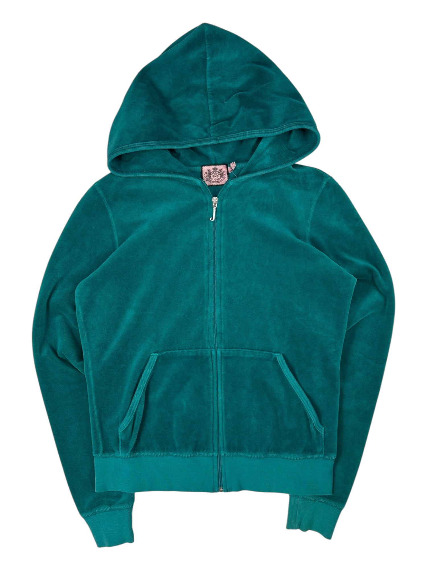 (L) I <3 JUICY Teal Juicy Couture Velour Top