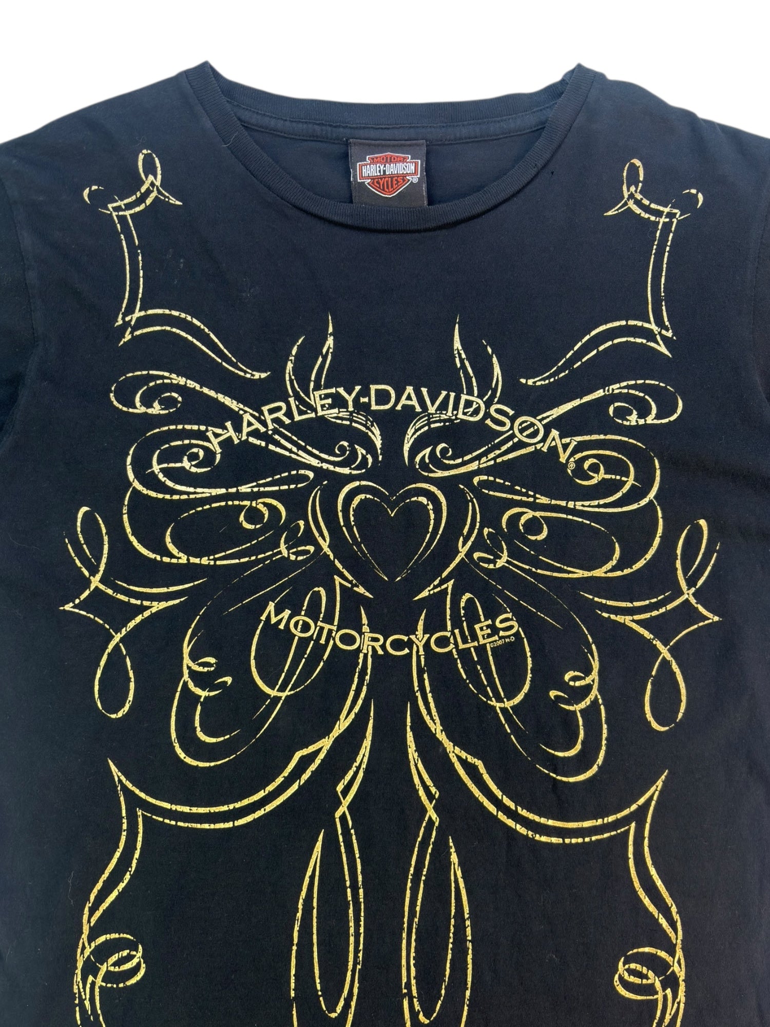 (M) Mackinaw City Harley Davidson Tee