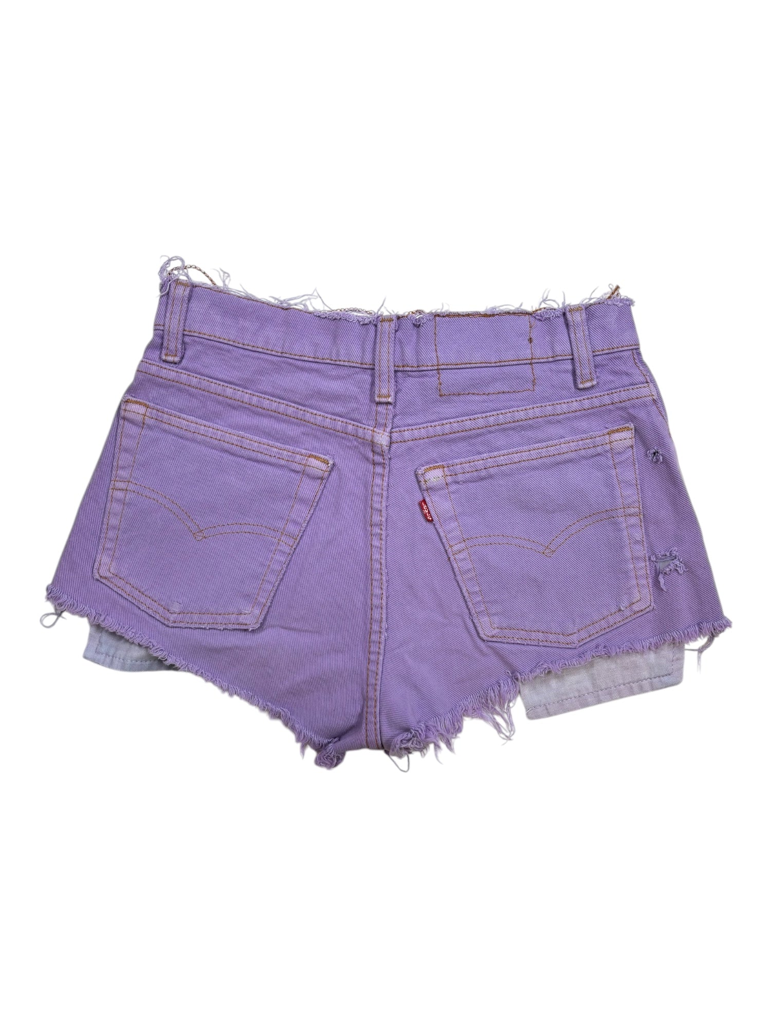 (27) Levi’s Lilac Micro Cutoff Shorts
