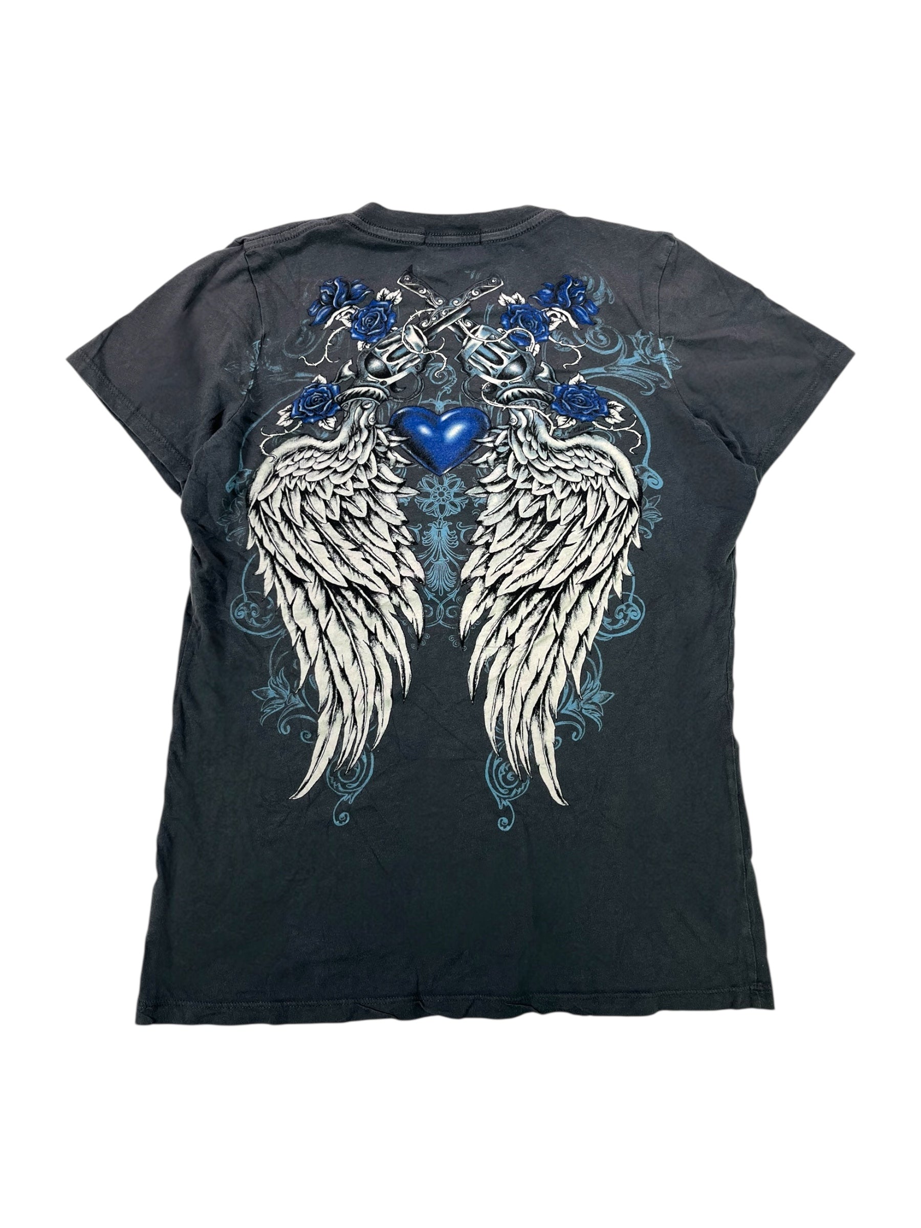 (M) Brad Butter V-neck Graphic Tee