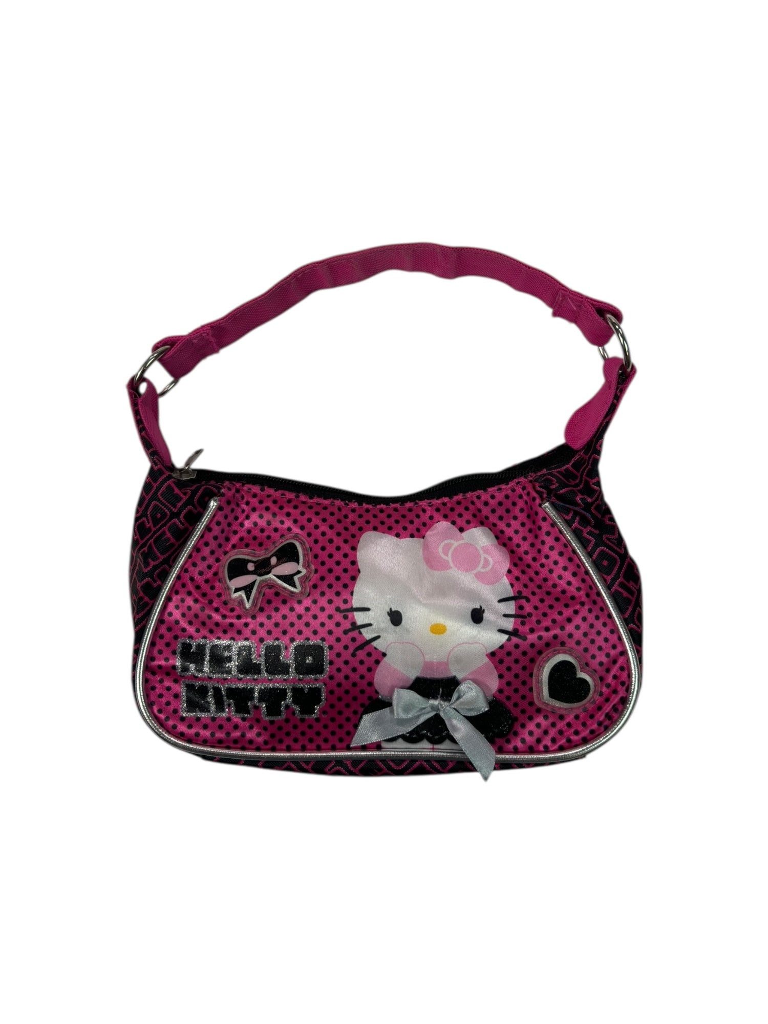 (O/S) Pink Hello Kitty Bow Purse