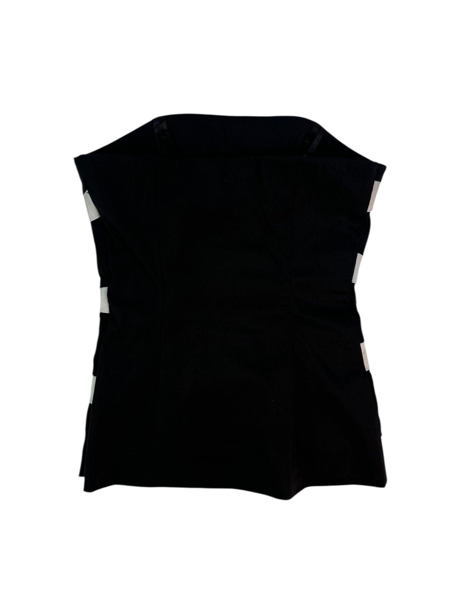(XS) Le Chateau White and Black Tube Top