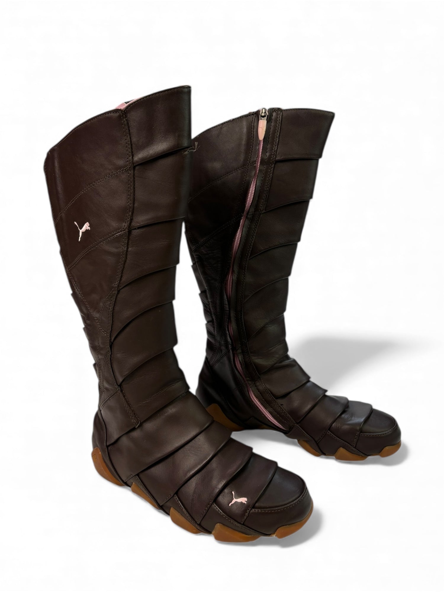 (7) PUMA Brown Satori Moto Boots