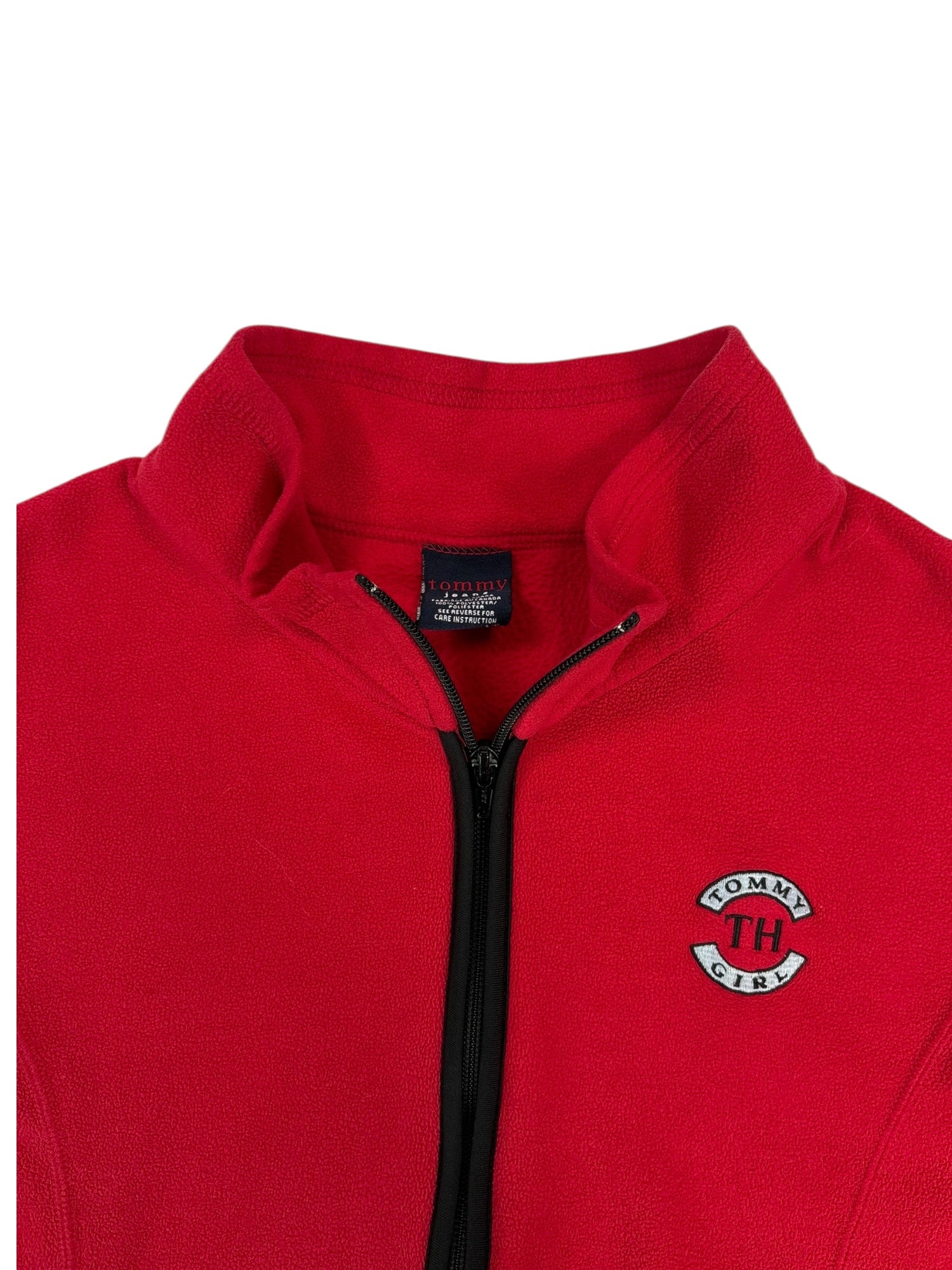 (L) Tommy Girl Red Fleece Vest