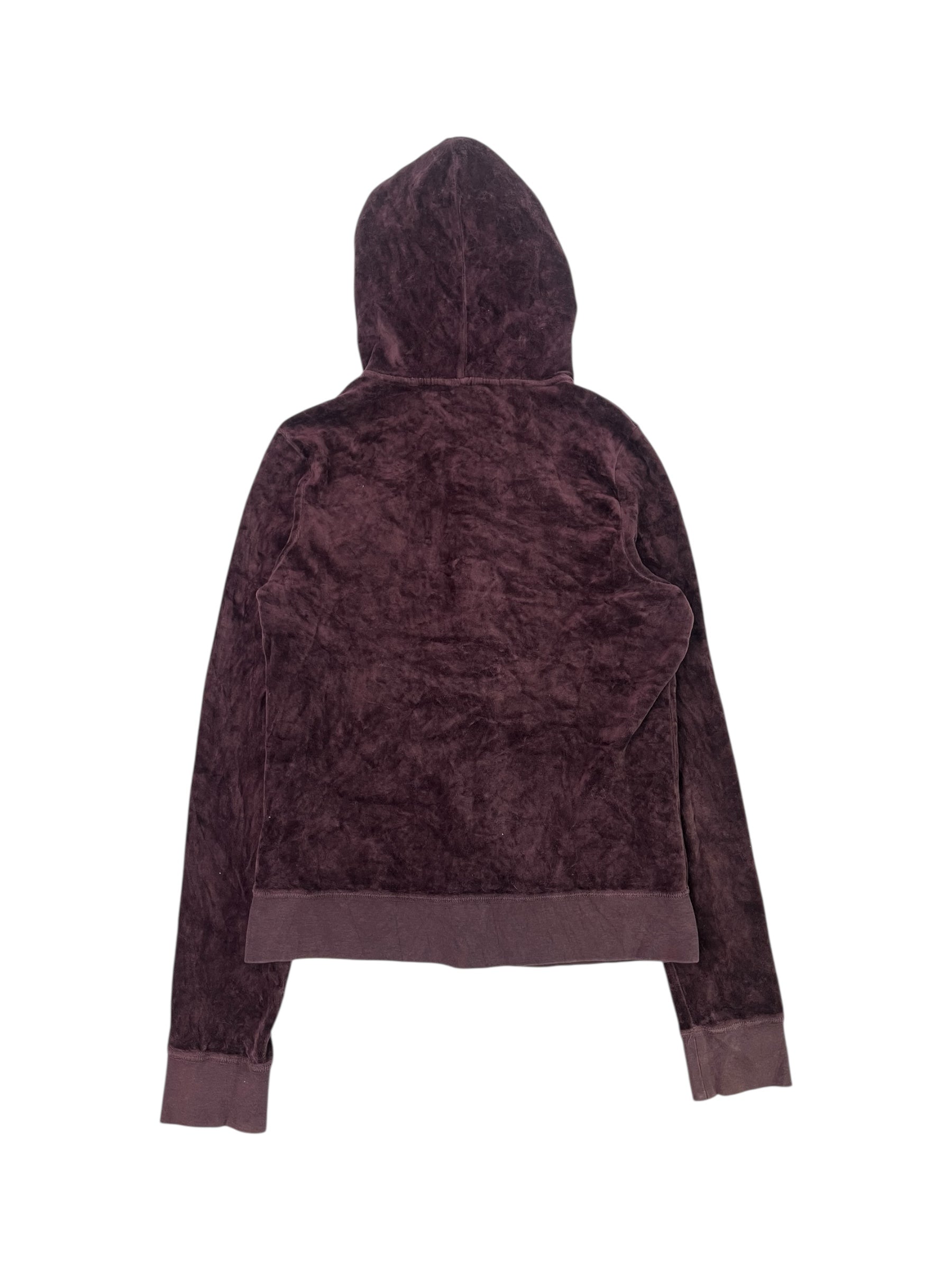 (M) Chocolate Brown Juicy Couture Zip Up Hoodie
