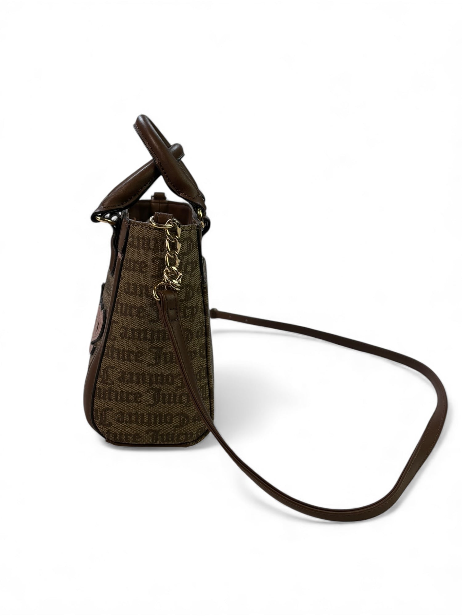 Juicy Couture Brown Faux Leather Handbag