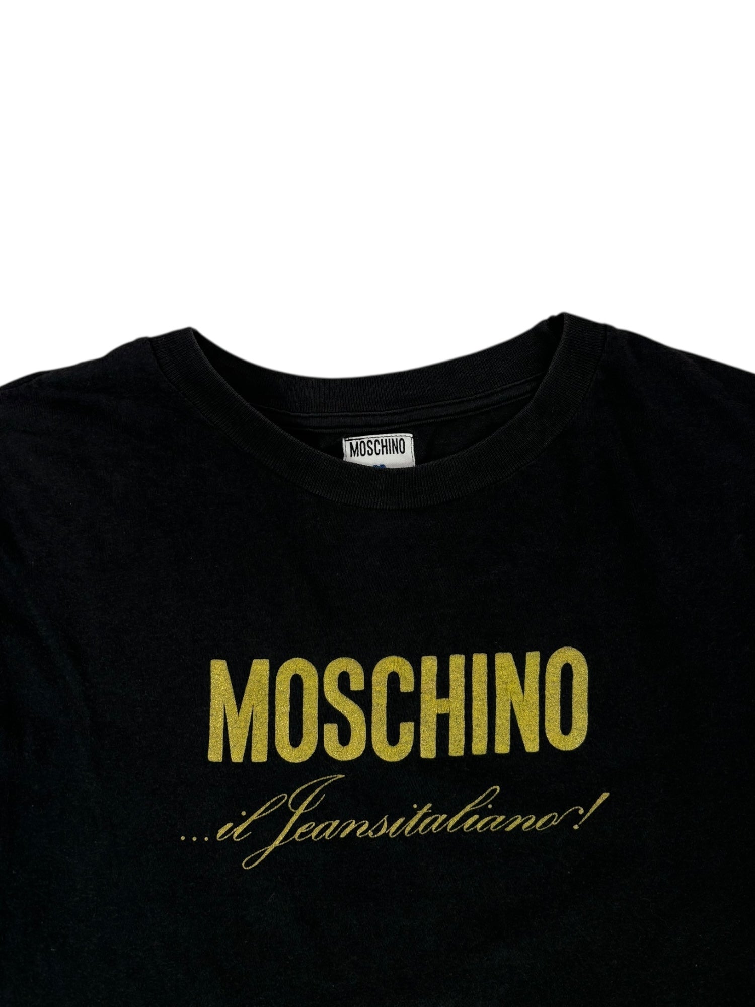 (M) MOSCHINO Glitter Graphic Tee