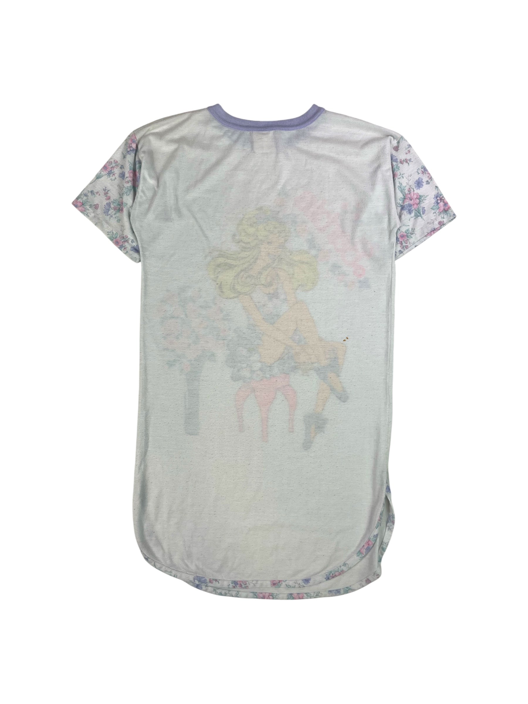(M) Vintage White Barbie Tee