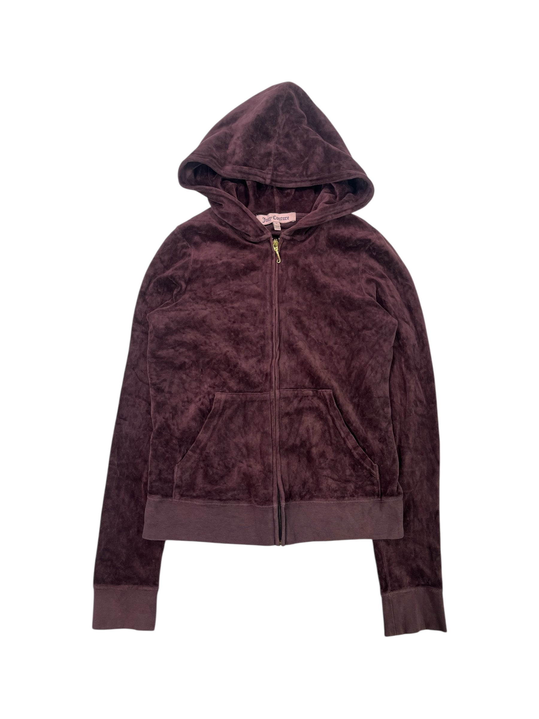 (M) Chocolate Brown Juicy Couture Zip Up Hoodie